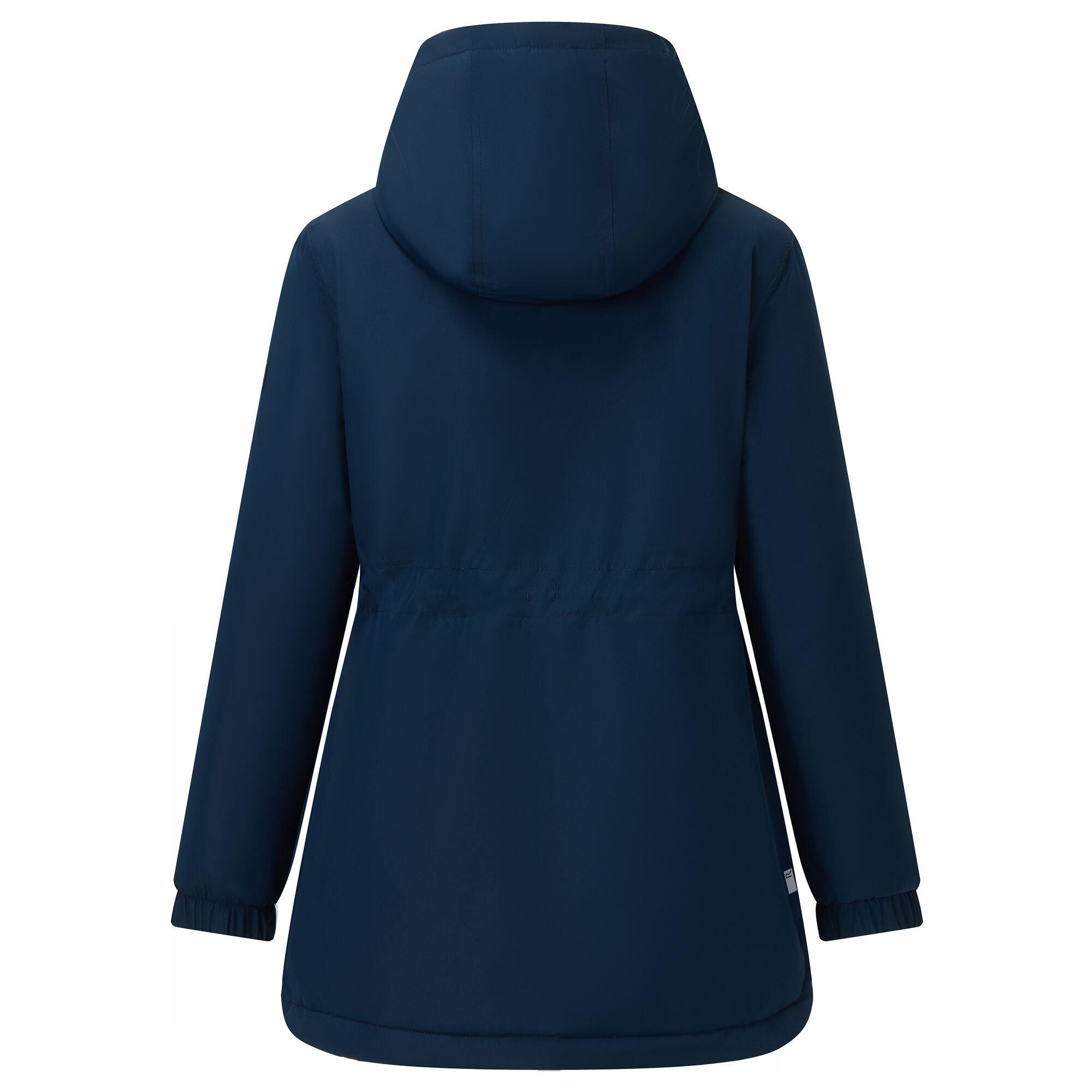 Navy(Dusky Blue - Regatta - Kids Vallina Insulated Waterproof Jacket - 11