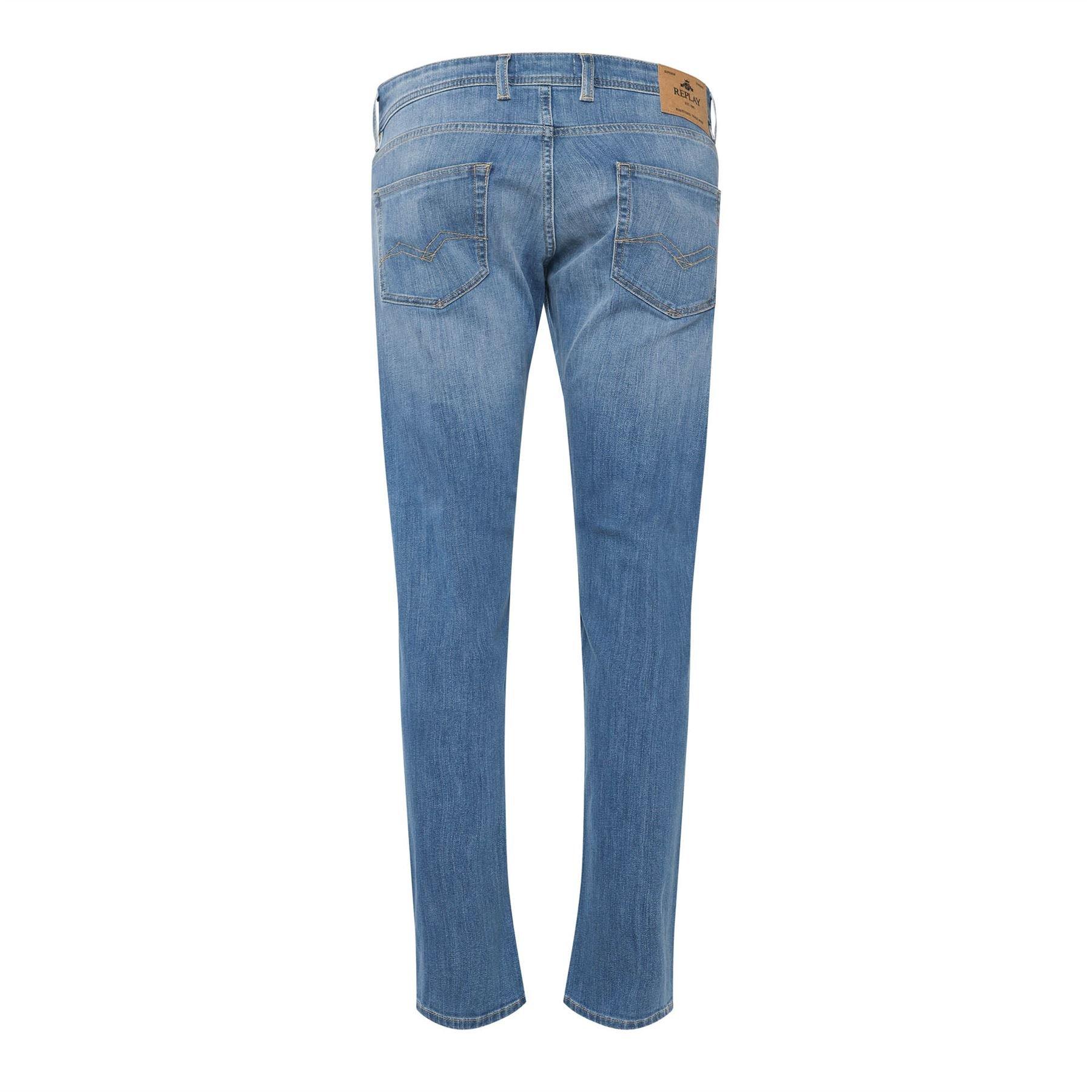 Blue - Replay - Grover Straight-Fit Jeans - 2