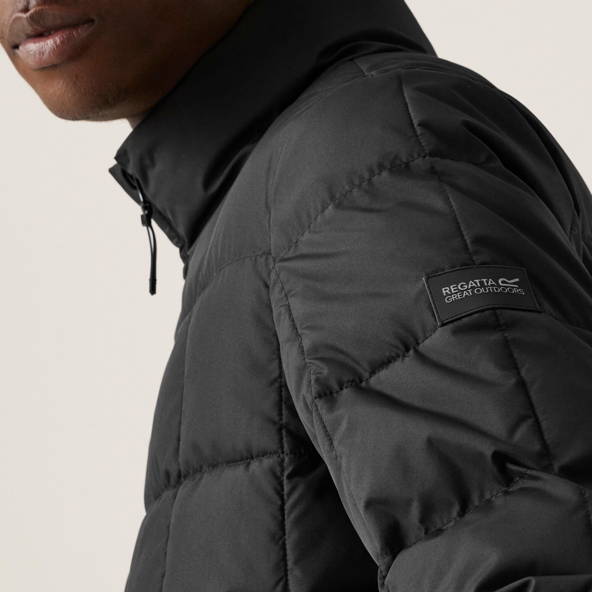 Black - Regatta - Wilnor Mens Padded Jacket - 5