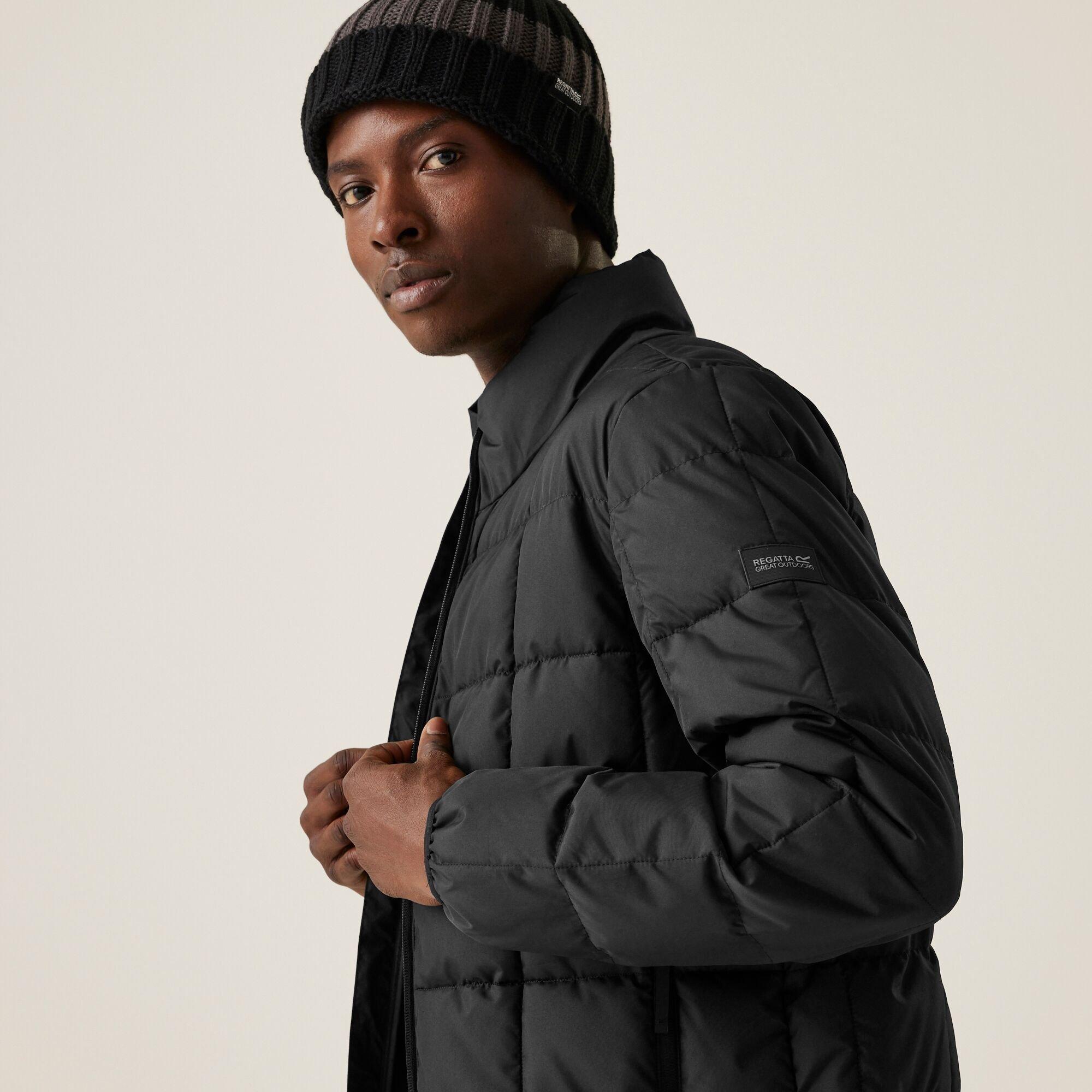 Black - Regatta - Wilnor Mens Padded Jacket - 7