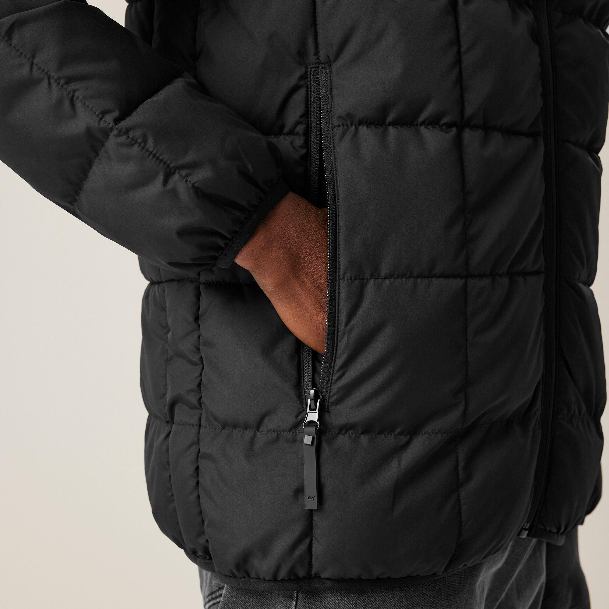Black - Regatta - Wilnor Mens Padded Jacket - 8