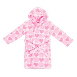 Miso Kids Girls Borg Heart Dressing Gown