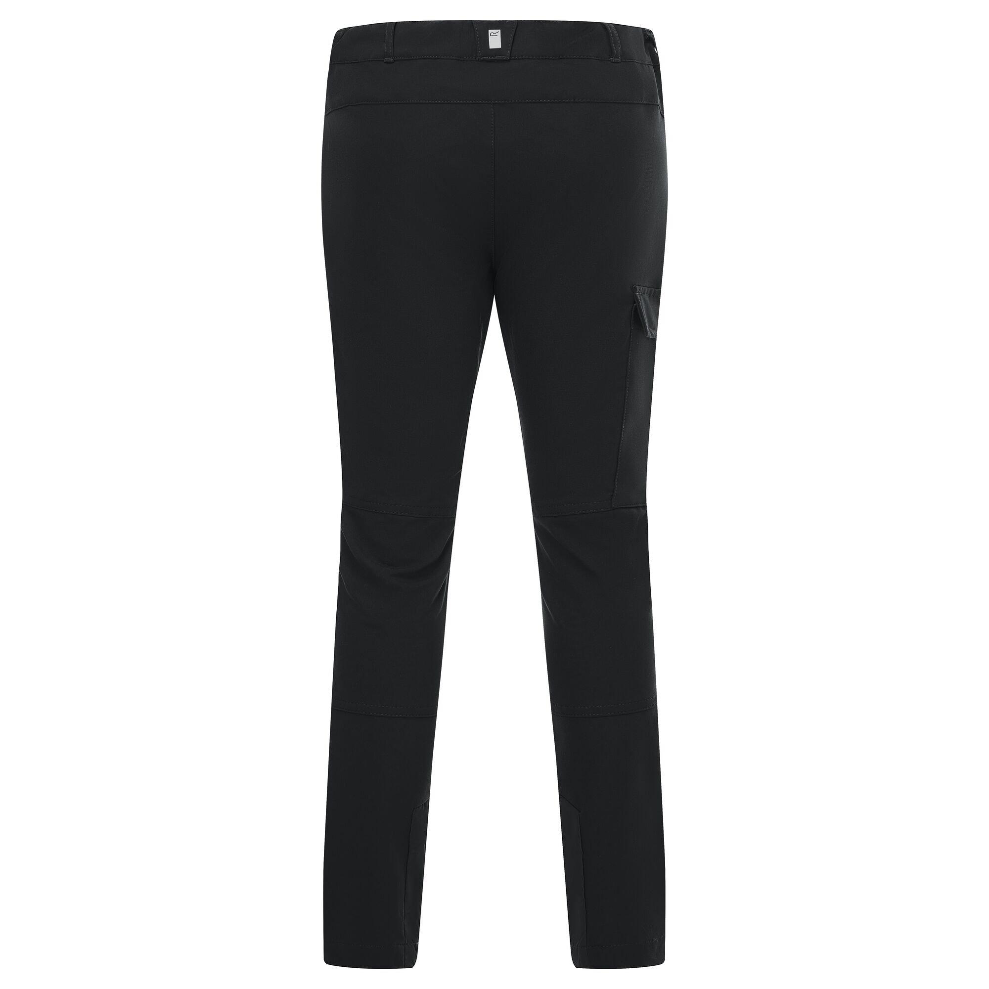 Black - Regatta - Kids Tech Mountain Water-Repellent Trousers - 3