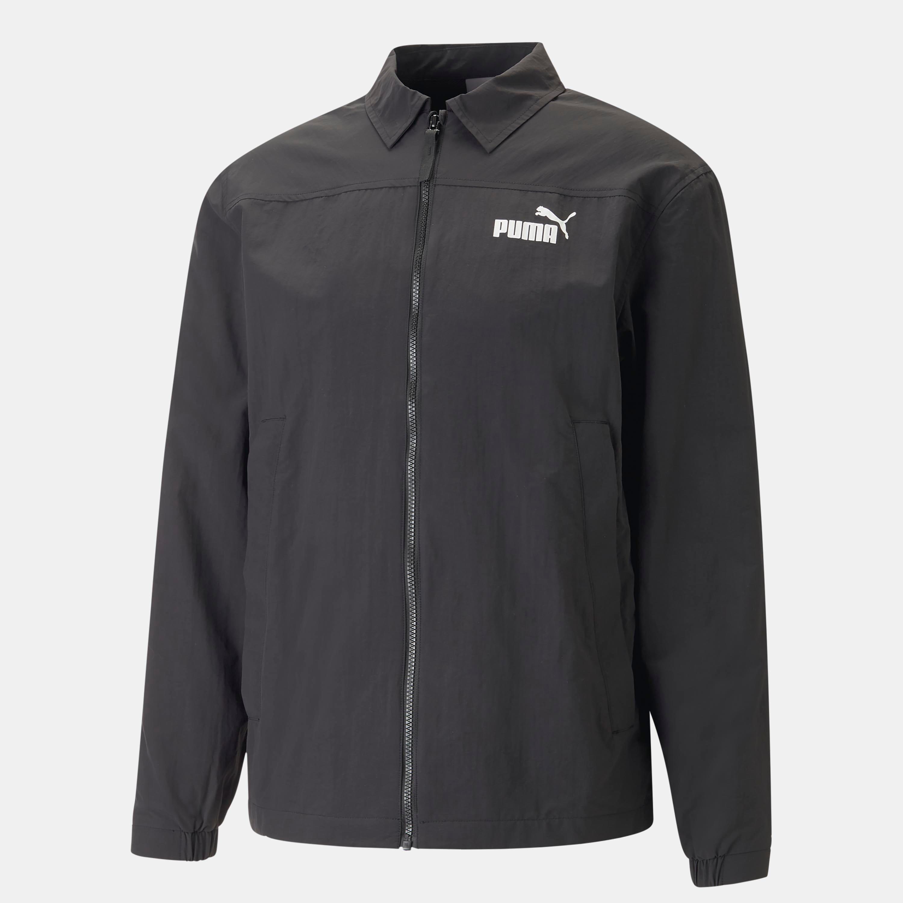 Black - Puma - Coach Jacket - 1