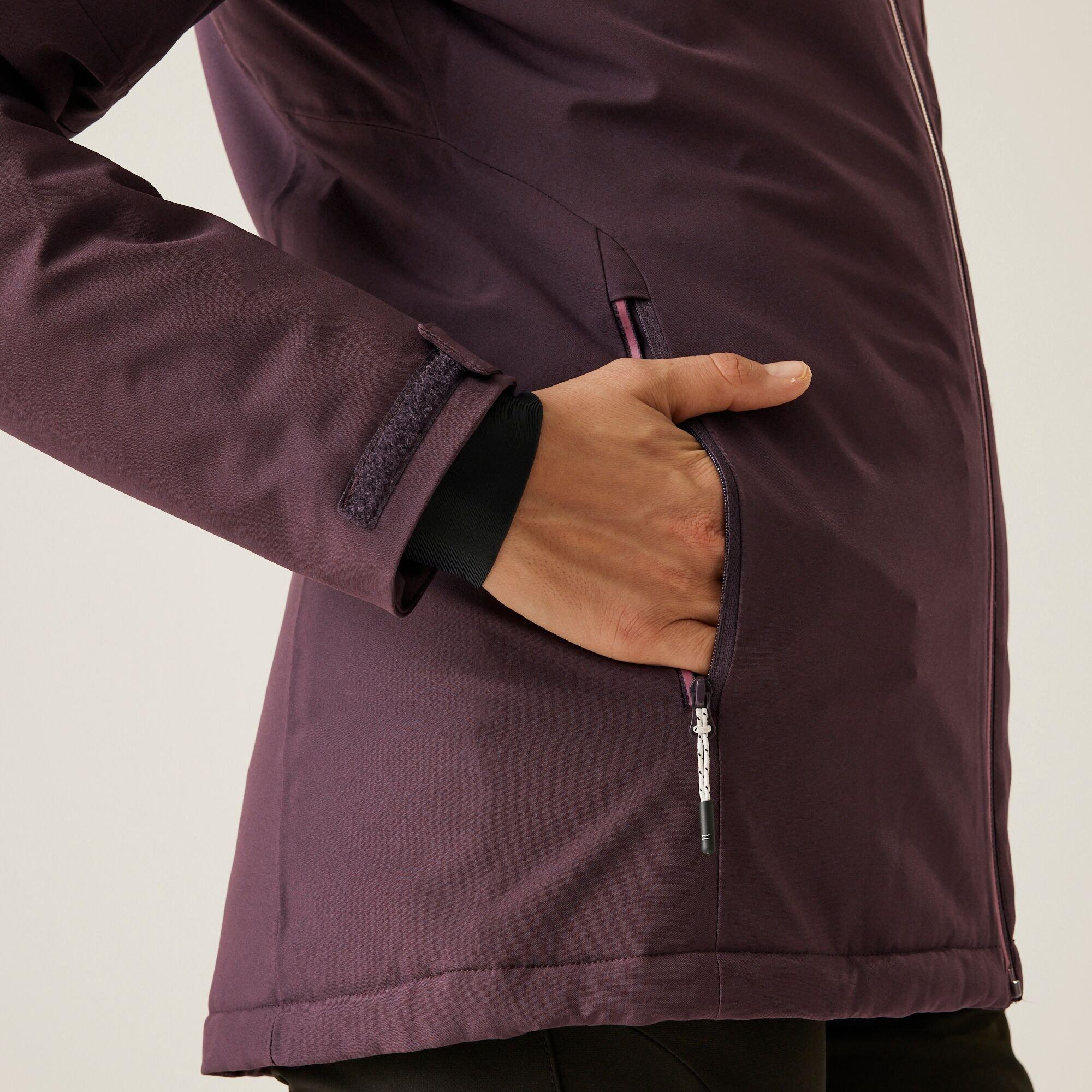 Deep Plum - Regatta - Womens Highton Stretch Padded IV Waterproof Jacket - 6