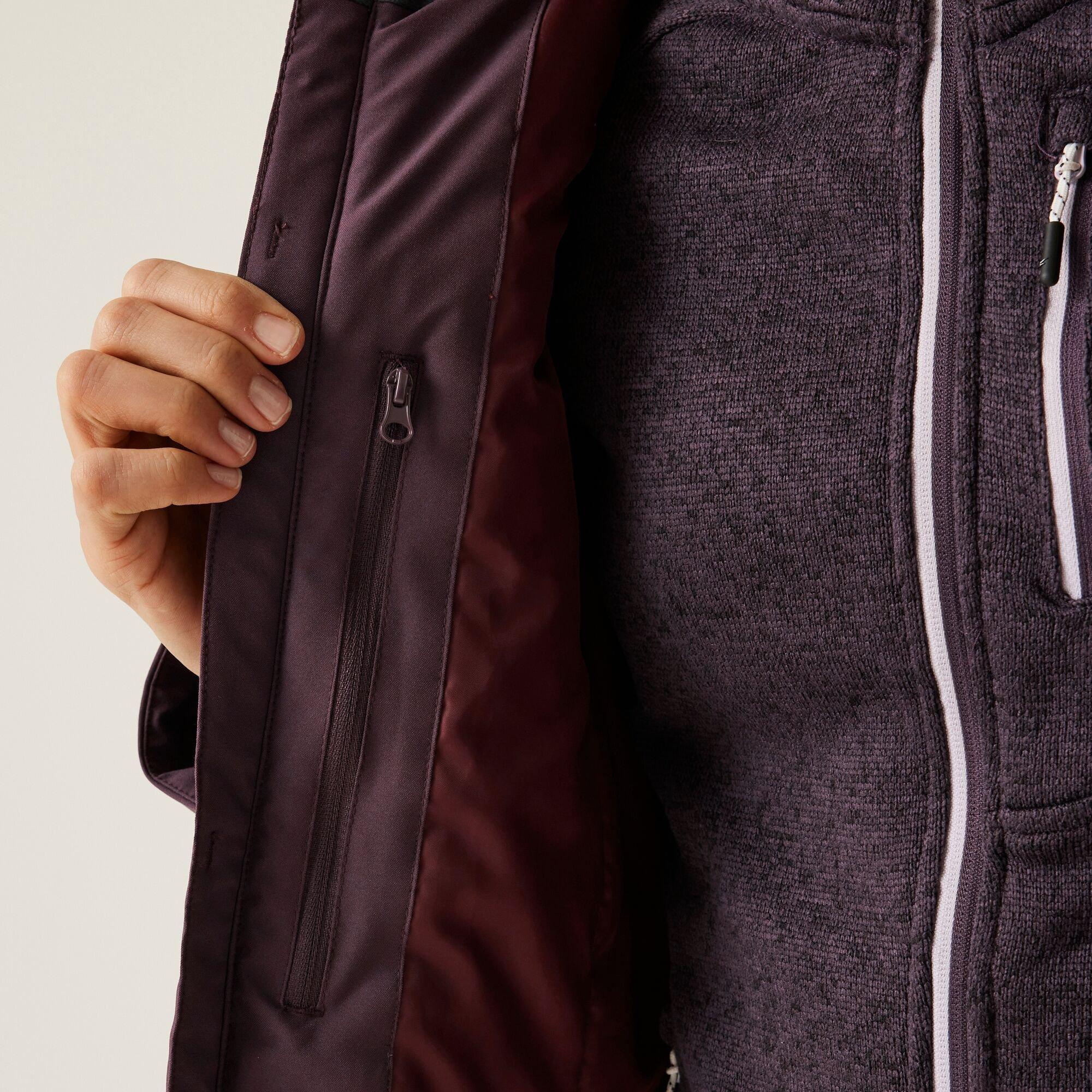 Deep Plum - Regatta - Womens Highton Stretch Padded IV Waterproof Jacket - 7