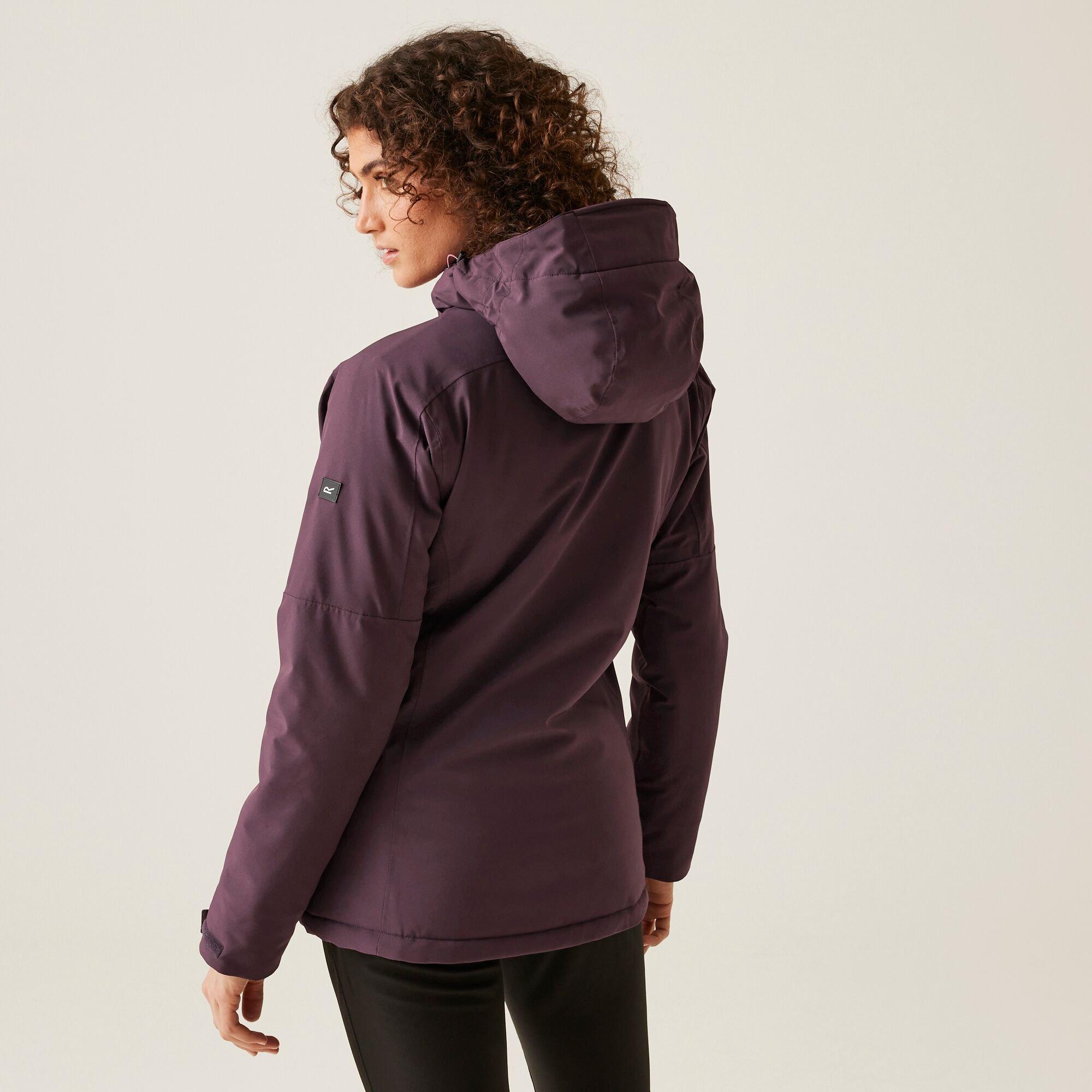 Deep Plum - Regatta - Womens Highton Stretch Padded IV Waterproof Jacket - 9