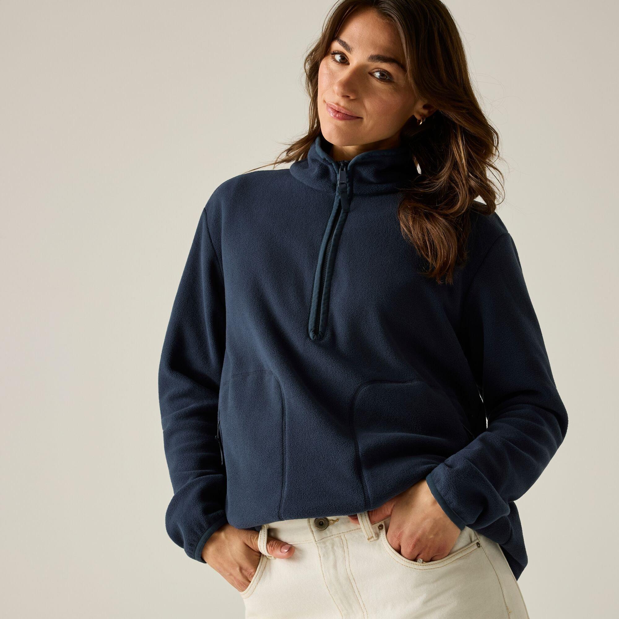 Navy - Regatta - Womens Frankie Half Zip Fleece - 1