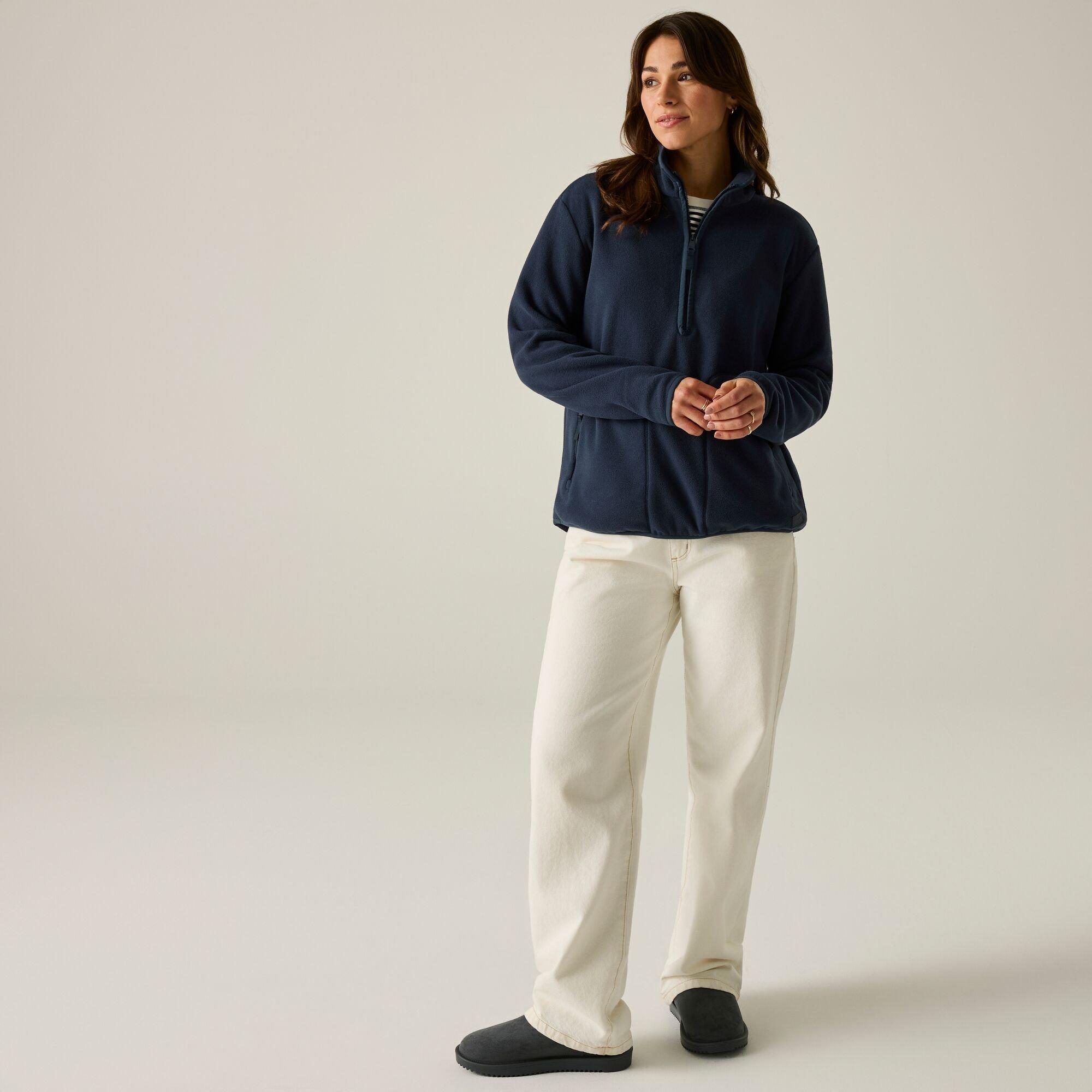 Navy - Regatta - Womens Frankie Half Zip Fleece - 2