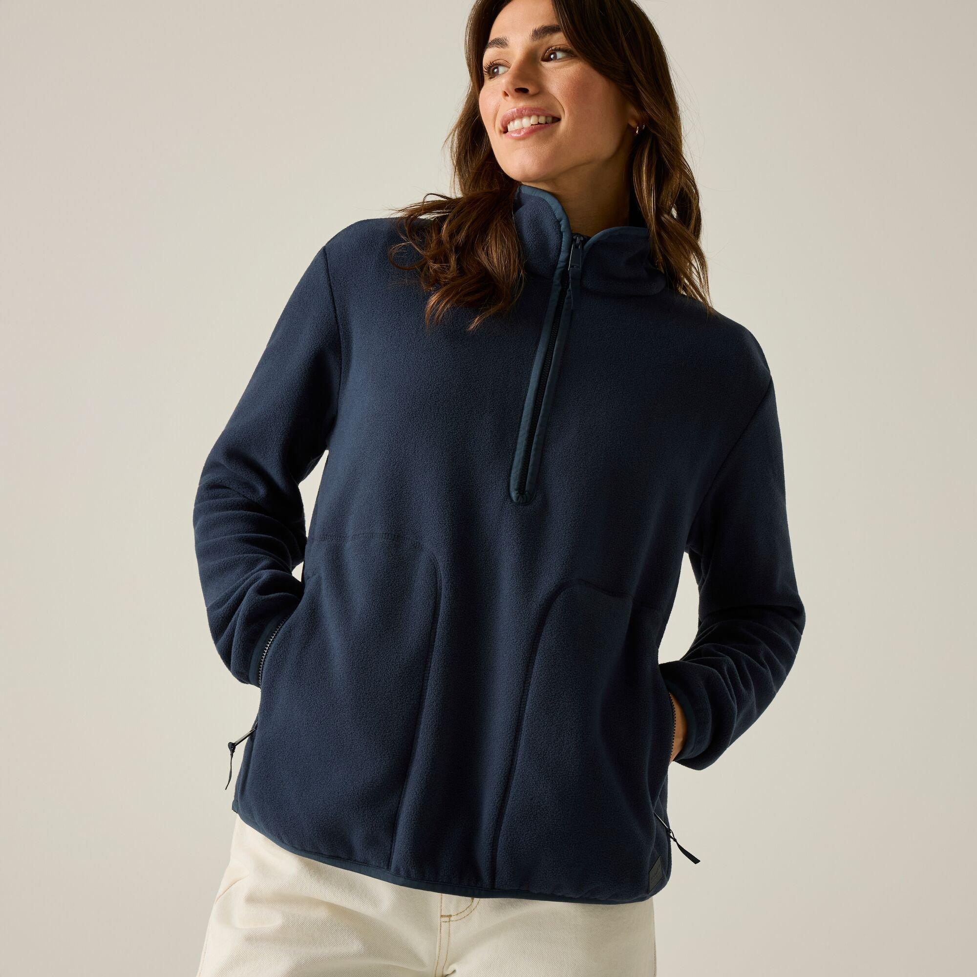 Navy - Regatta - Womens Frankie Half Zip Fleece - 4