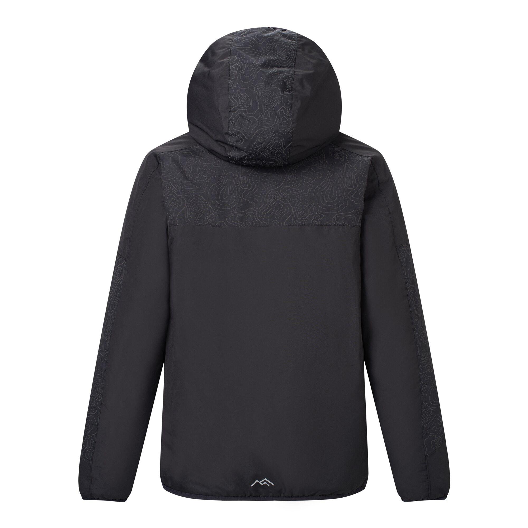 Black - Regatta - Kids Illuma Waterproof Reflective Jacket - 3
