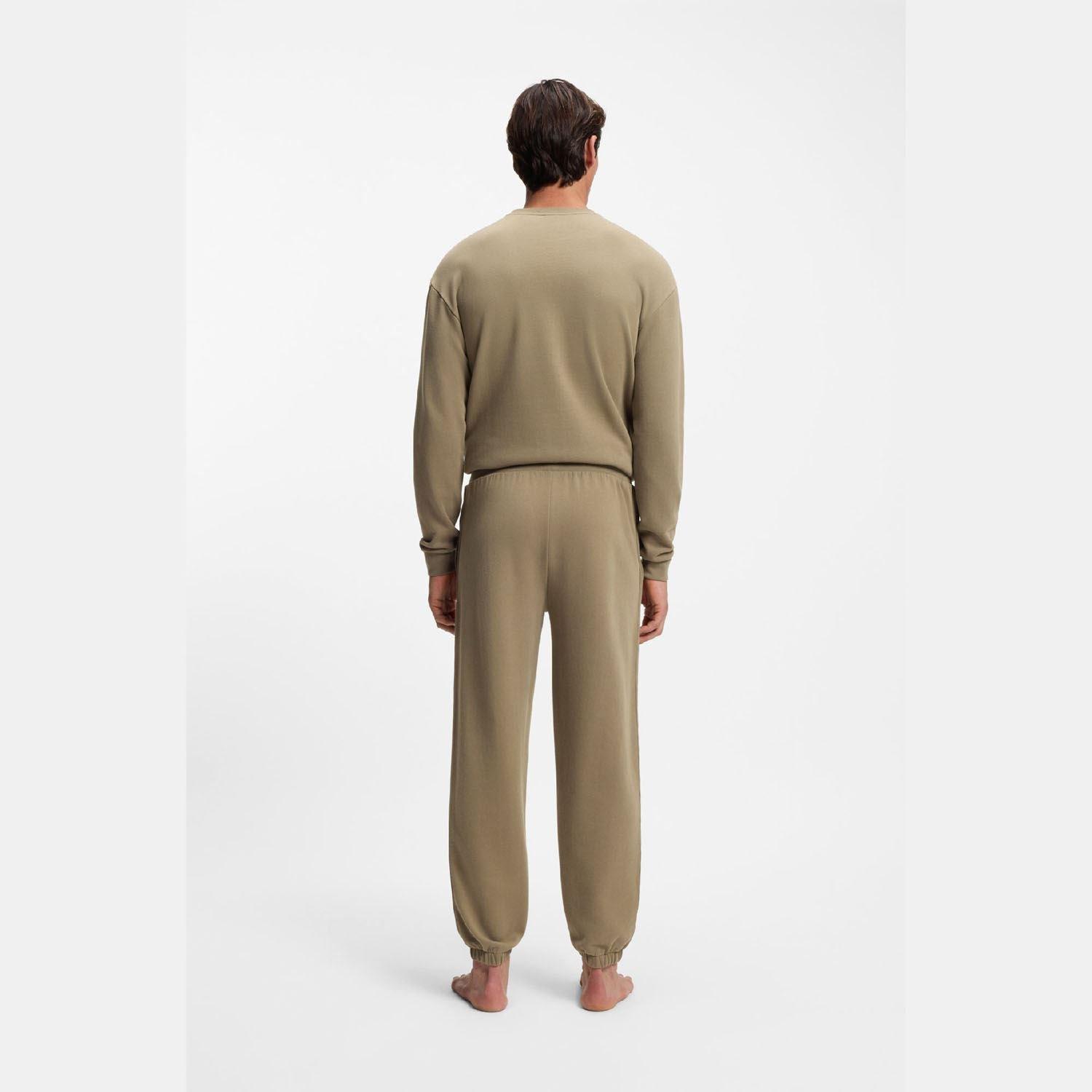 Brown - Boss - Chevron Lounge Tracksuit Bottoms - 5
