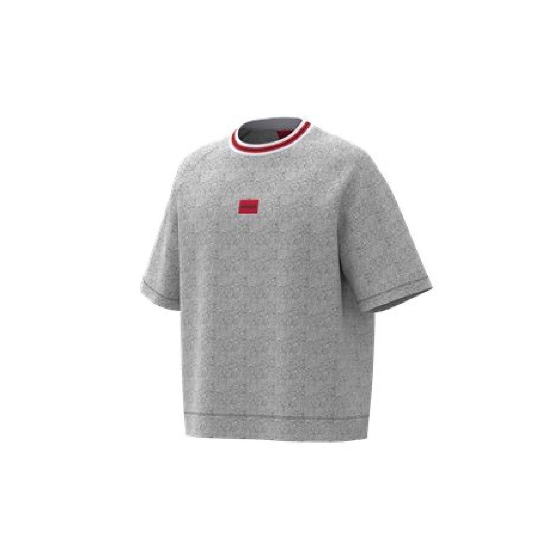 Grey - Hugo - Jaxon Short Sleeve Sweatshirt - 3