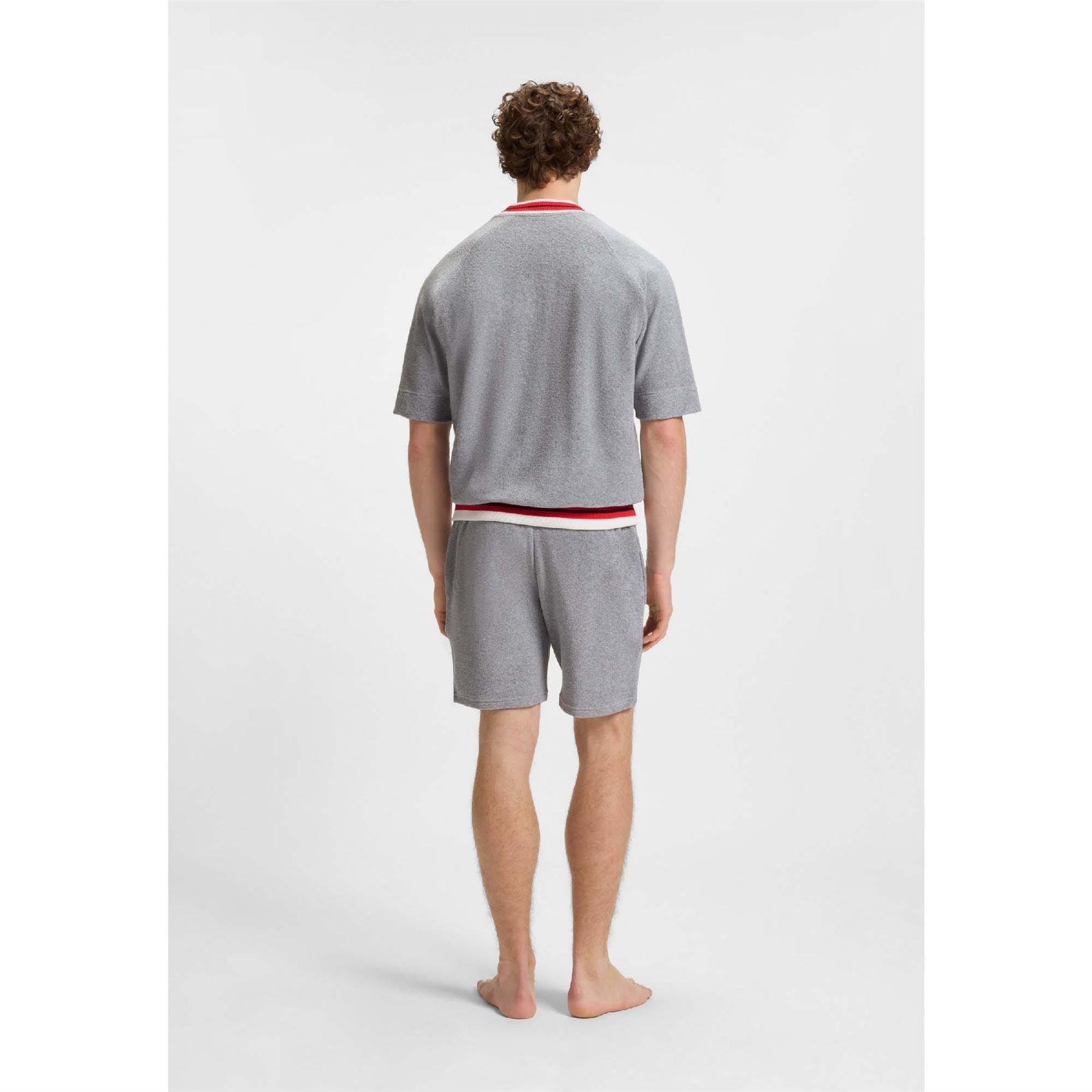 Grey - Hugo - Jaxon Short Sleeve Sweatshirt - 7