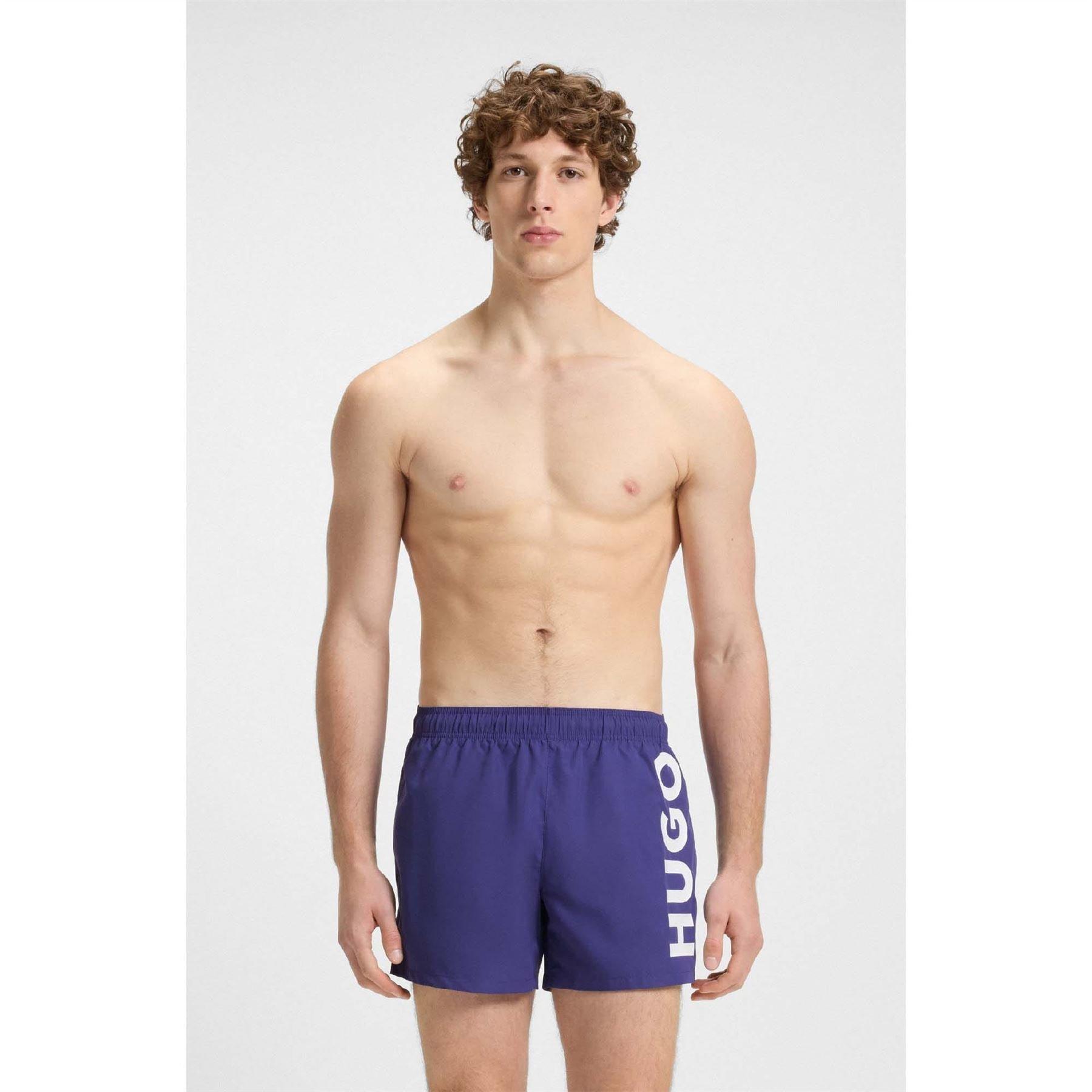 Blue - Hugo - Abas Swim Shorts - 3