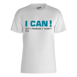 Plain Lazy I Can But WonT T Shirt