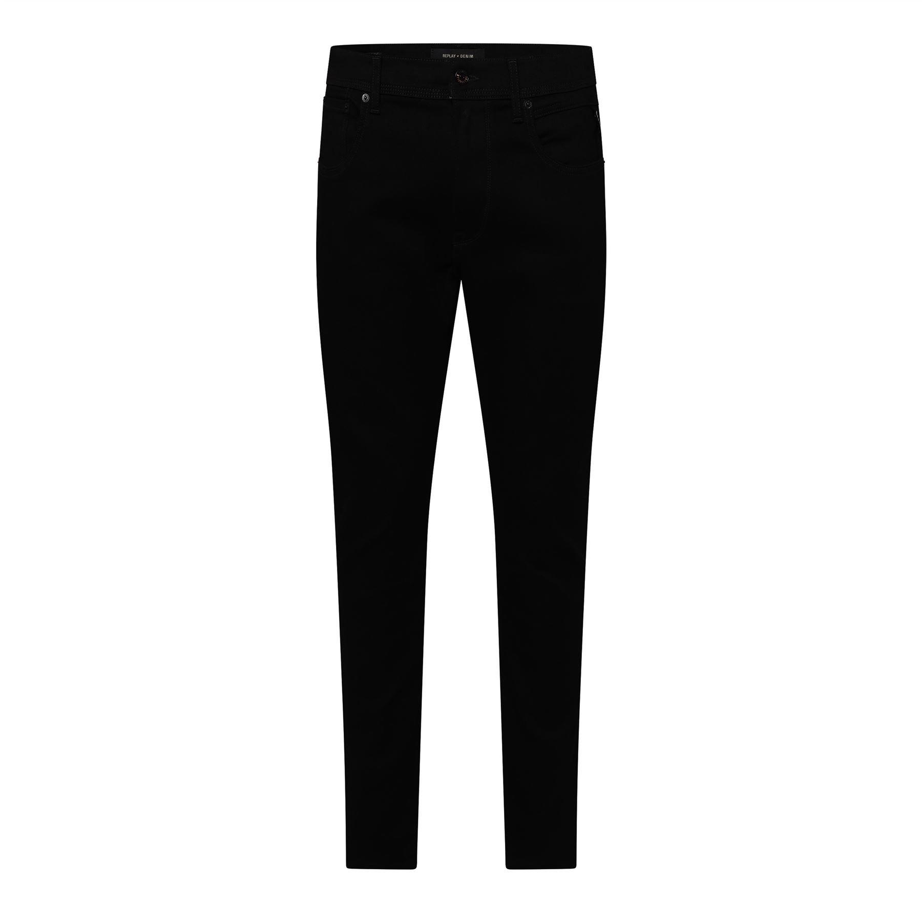 Black - Replay - Sartoriale Slim-Fit Jeans - 1