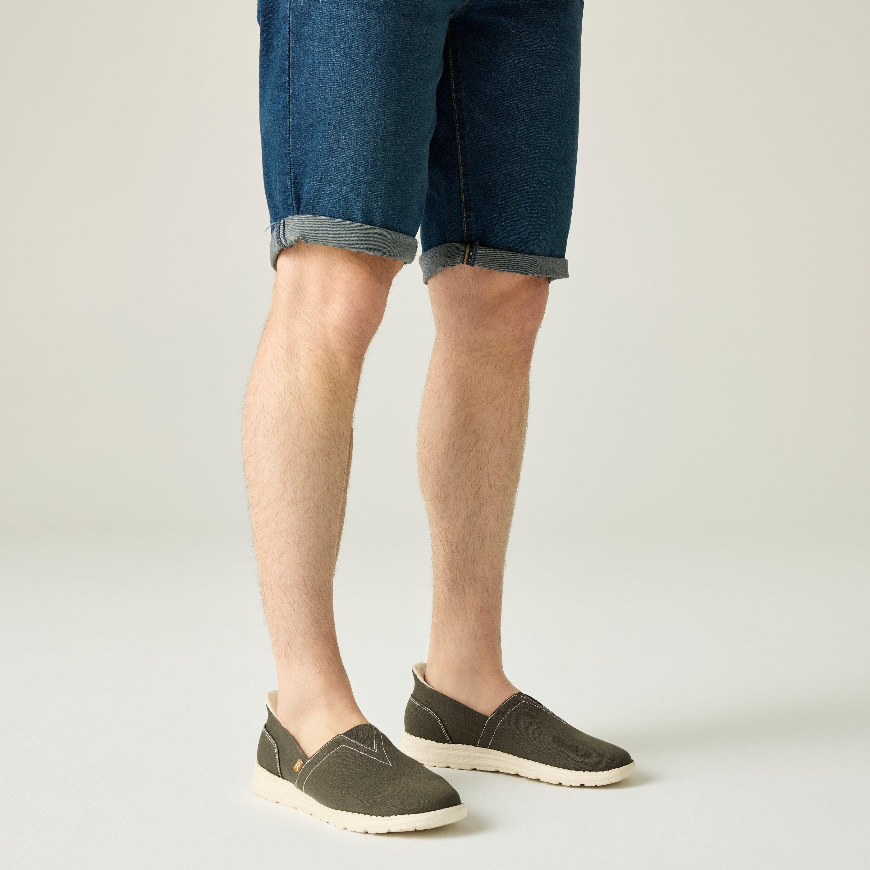 Dark Khaki - Regatta - Mens Salcombe Breathable Lifestyle Shoes - 1