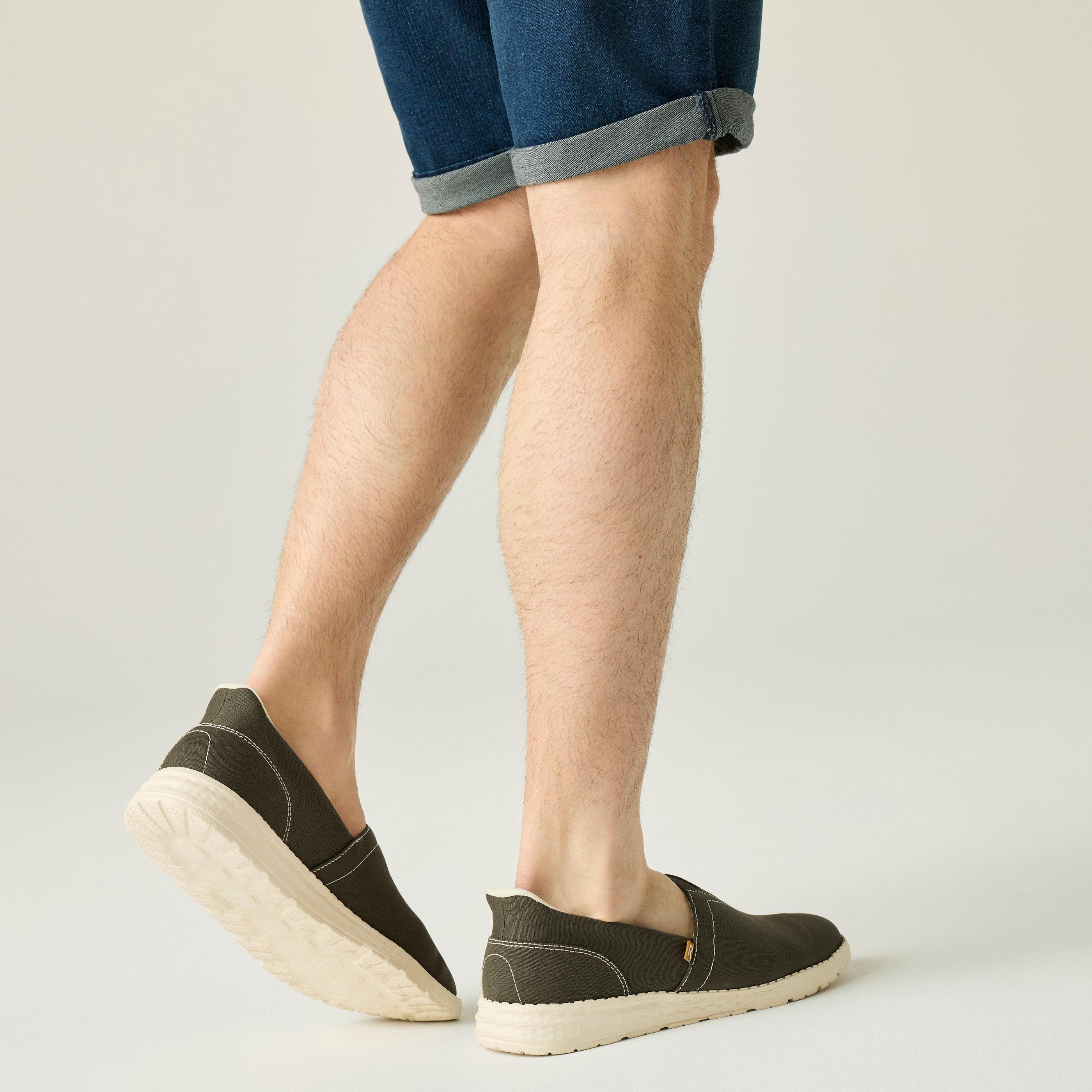 Dark Khaki - Regatta - Mens Salcombe Breathable Lifestyle Shoes - 4