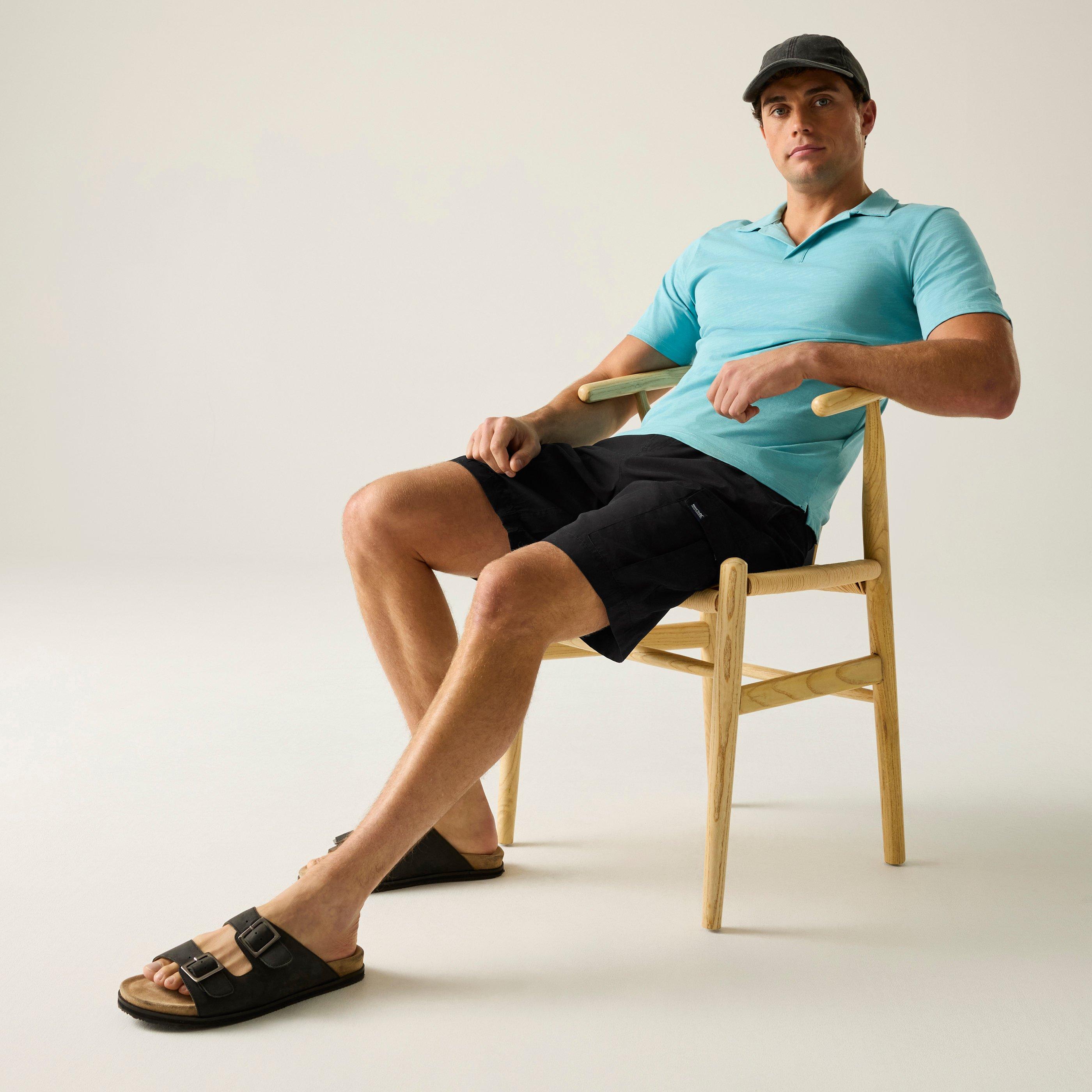 Black - Regatta - Mens Blanmont Quick-Drying Swim Shorts - 6