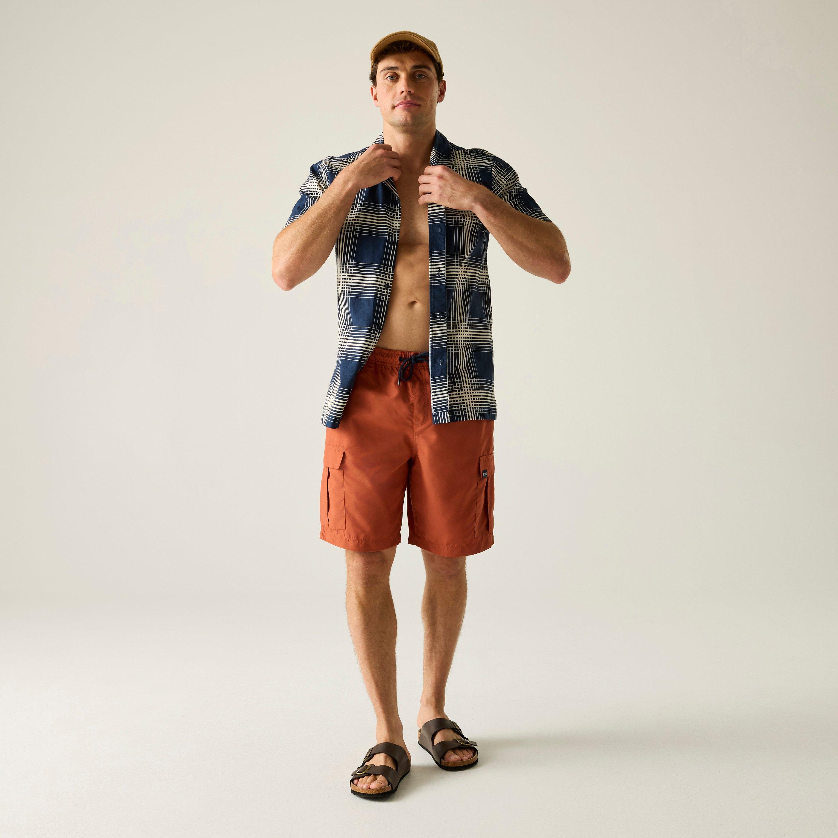 Brick - Regatta - Mens Blanmont Quick-Drying Swim Shorts - 3