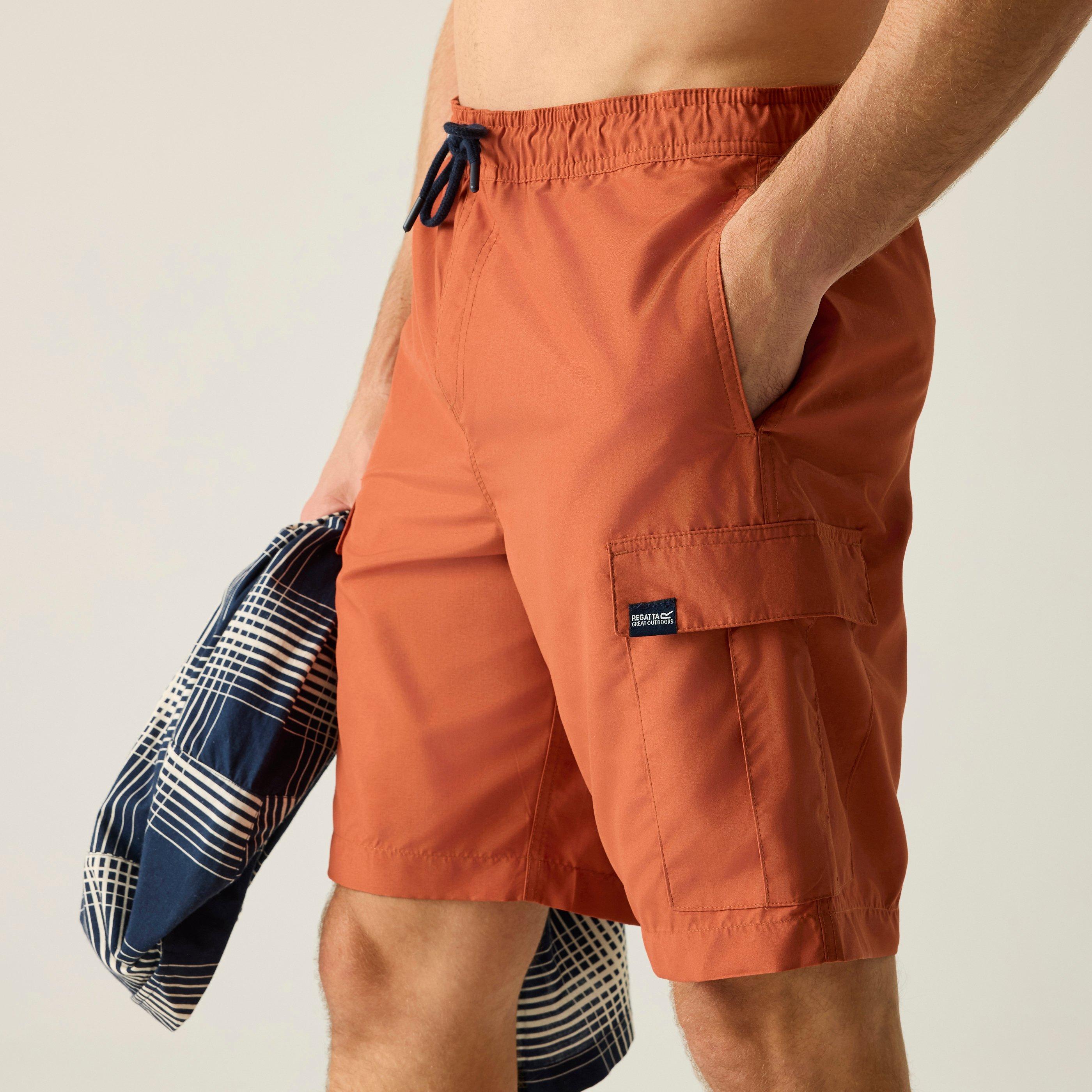 Brick - Regatta - Mens Blanmont Quick-Drying Swim Shorts - 5
