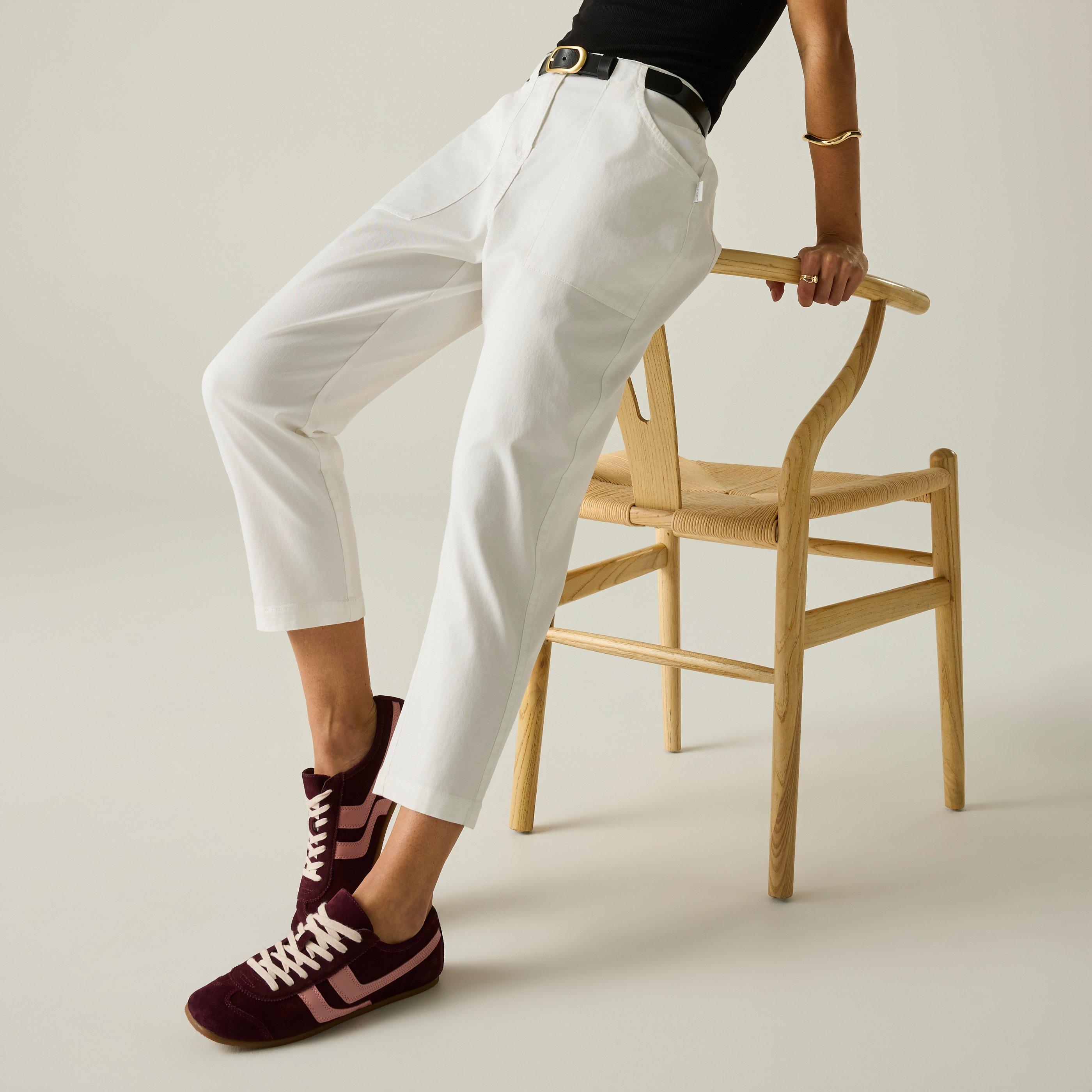 White - Regatta - Womens Shorebella Capri Trousers - 6