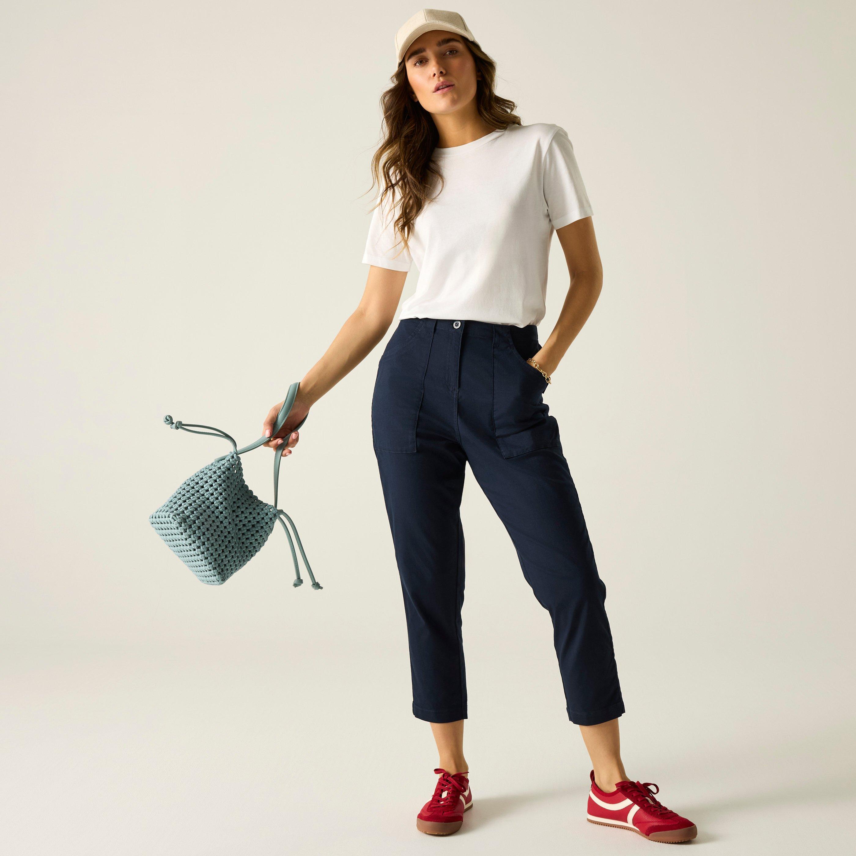 Regatta Women's Shorebella Capri Trousers - Navy - 18
