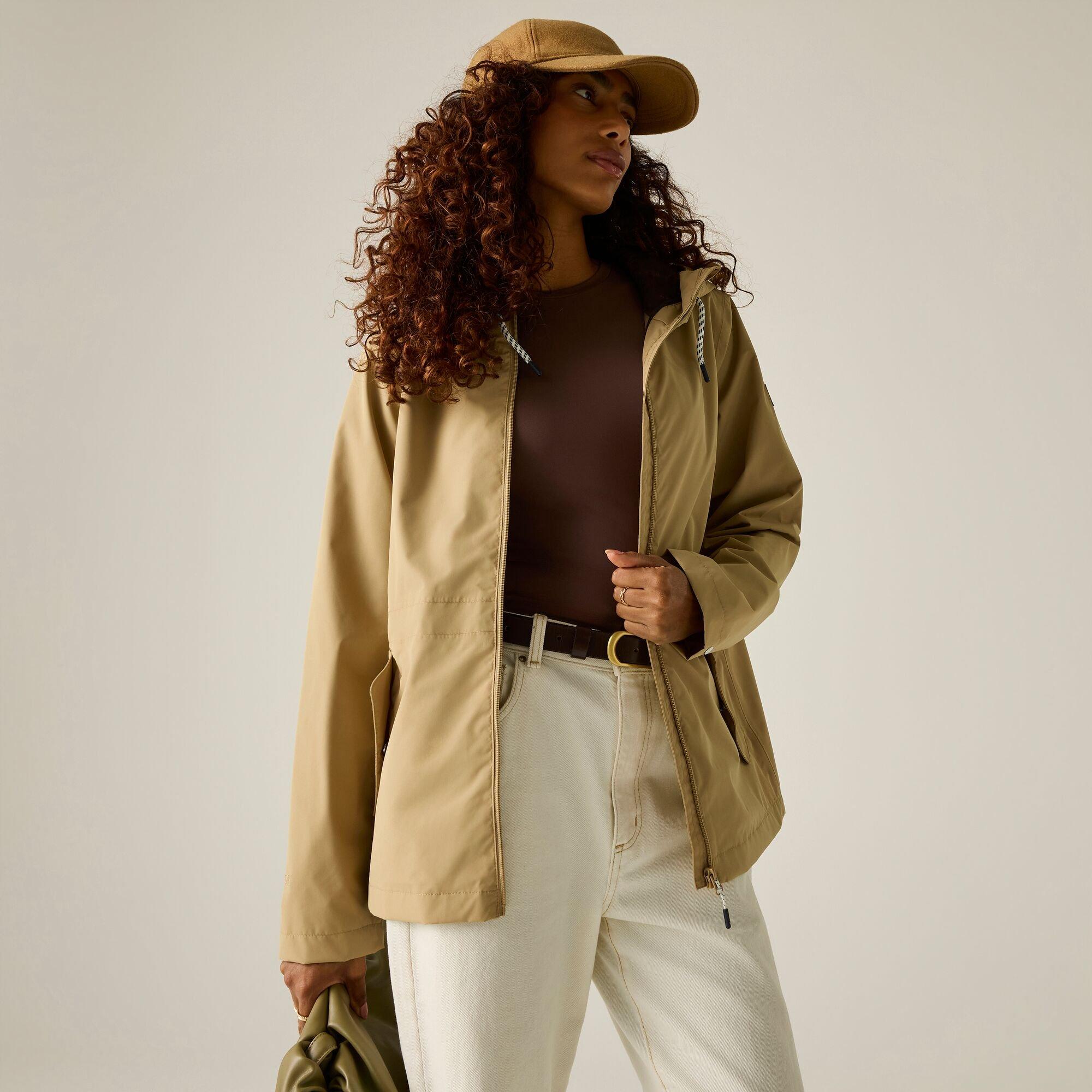 Regatta Women's Bayletta Waterproof Jacket - Barleycorn(Dark - 24