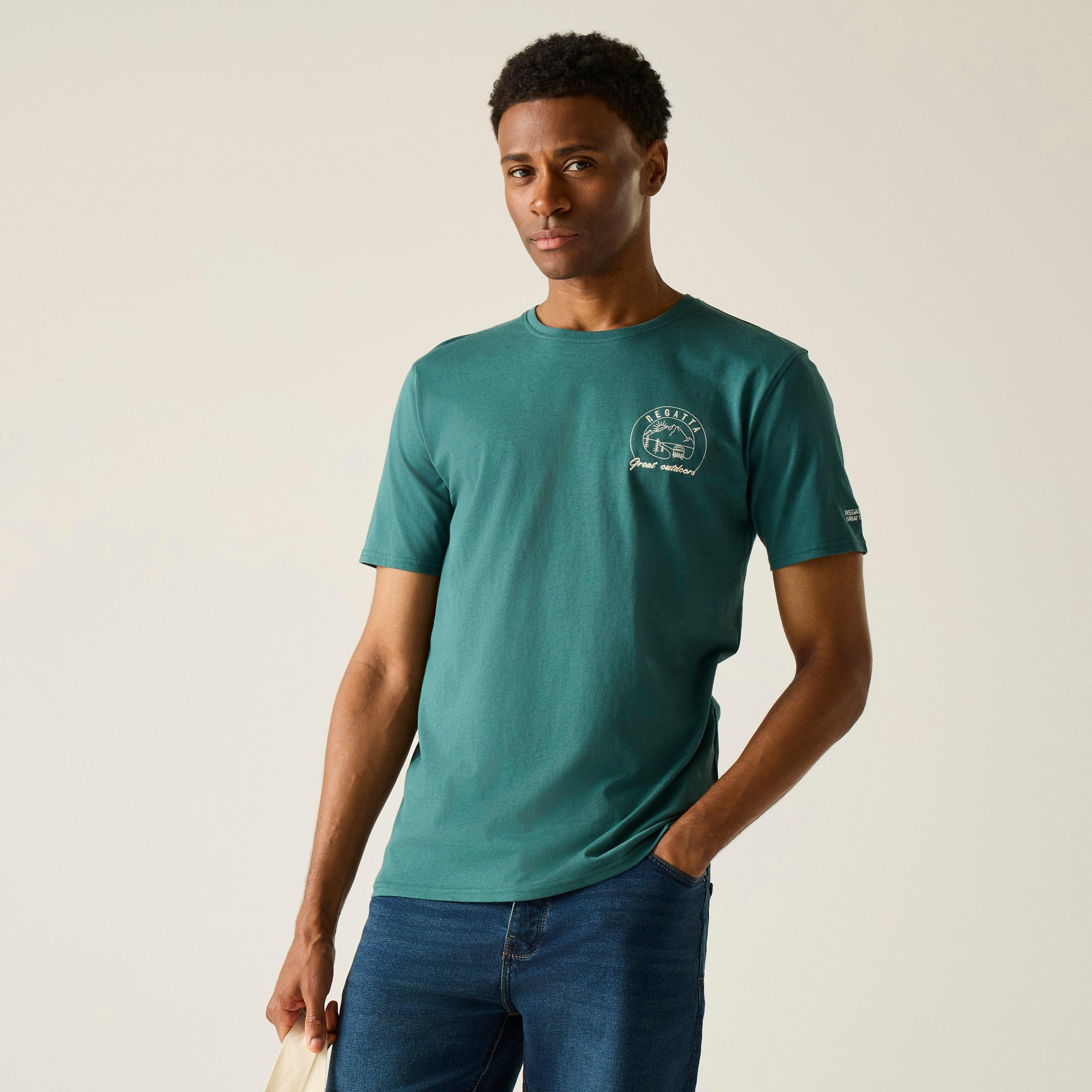 Regatta Men's Cline Ix Breathable T-Shirt - Mediterranea - M