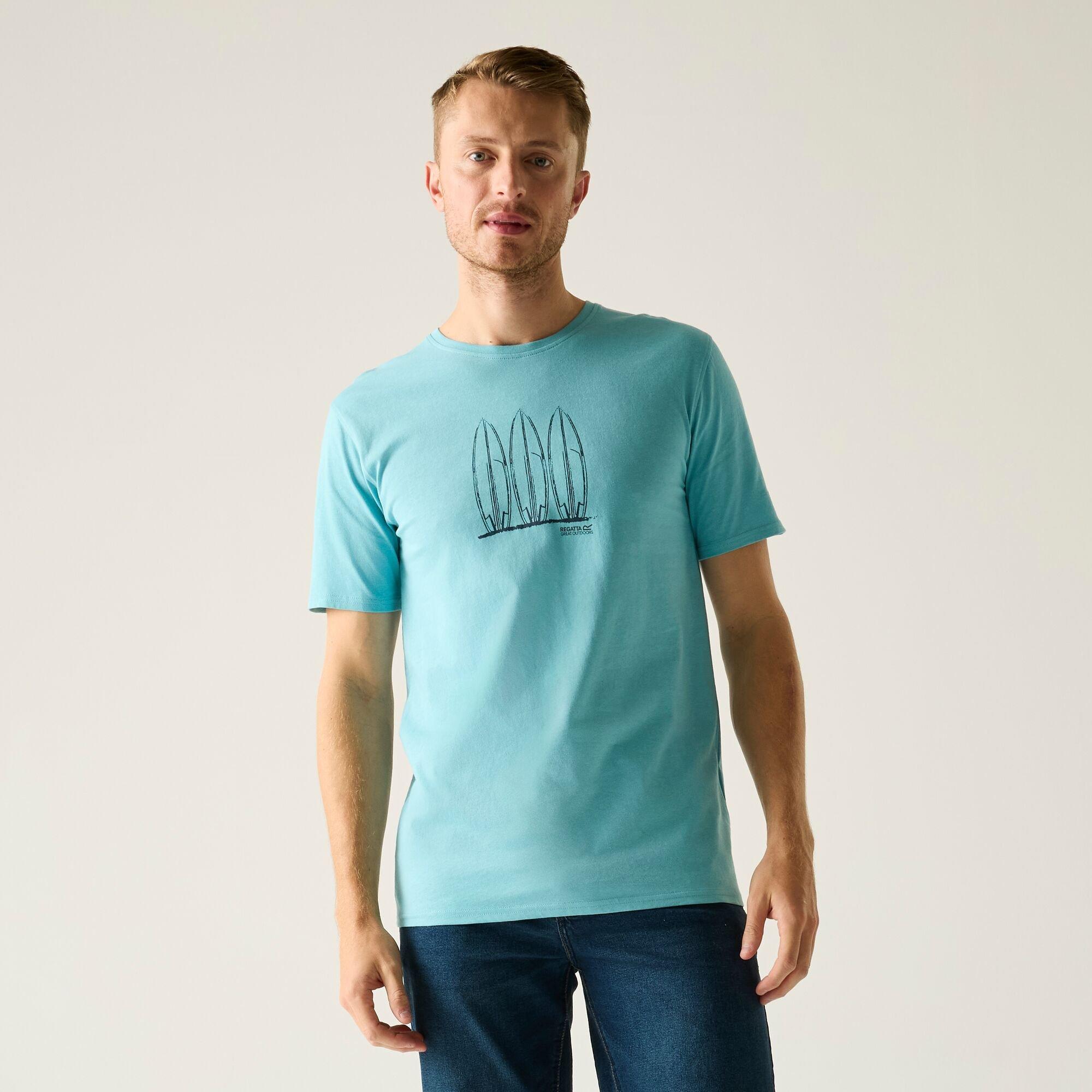 Regatta Men's Cline Ix Breathable T-Shirt - Nordic Blue - L