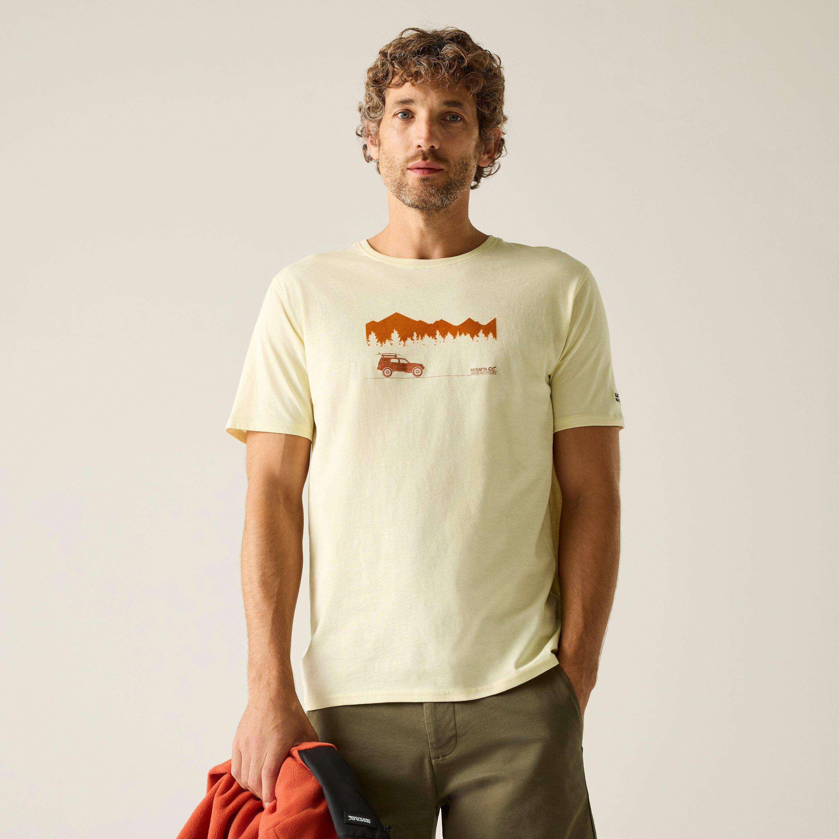 Regatta Men's Cline Ix Breathable T-Shirt - Whitstnewild - 3XL