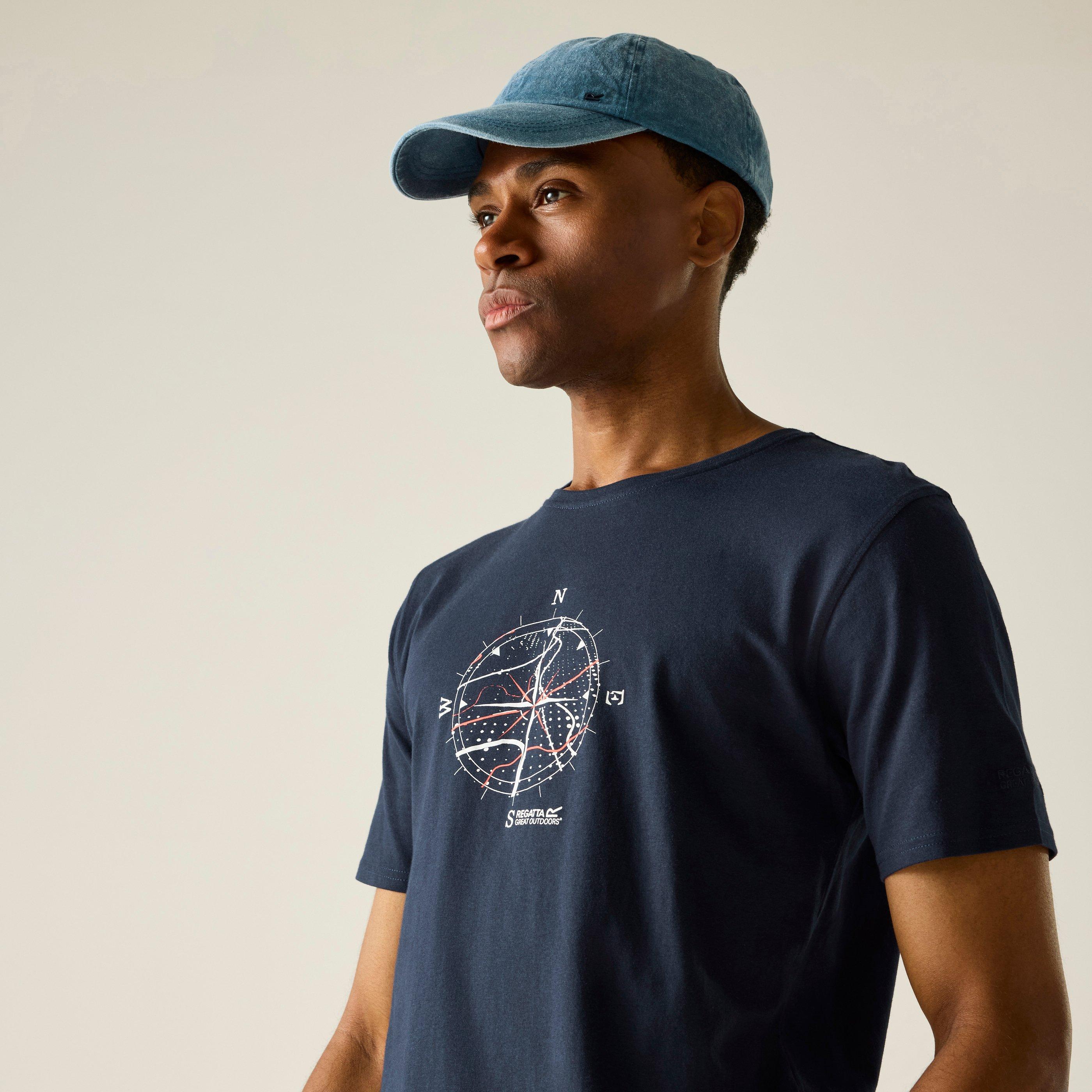 Navy Compass - Regatta - Mens Cline IX Breathable T-Shirt - 4