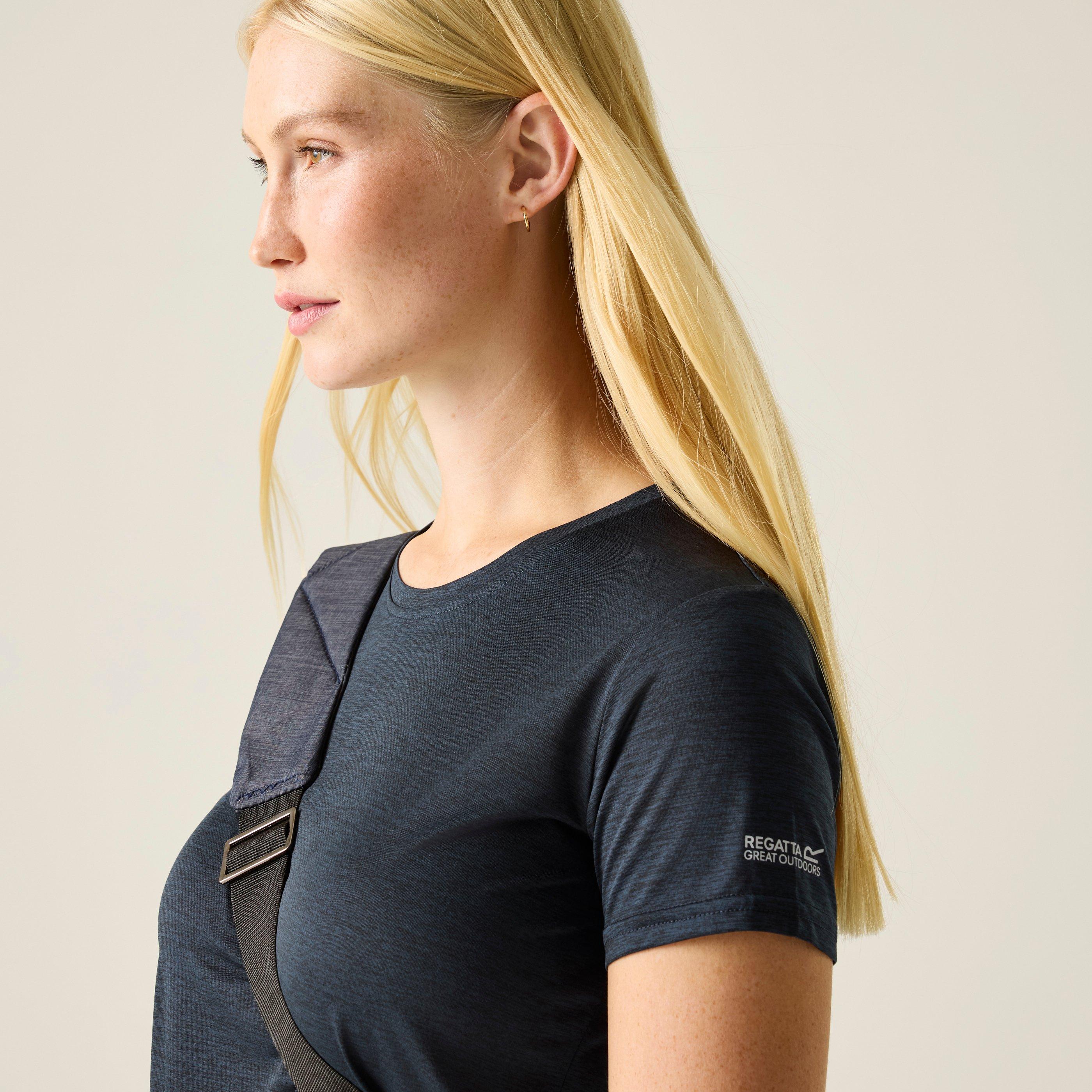 Navy - Regatta - Womens Fingal Edition Hardwearing T-Shirt - 4