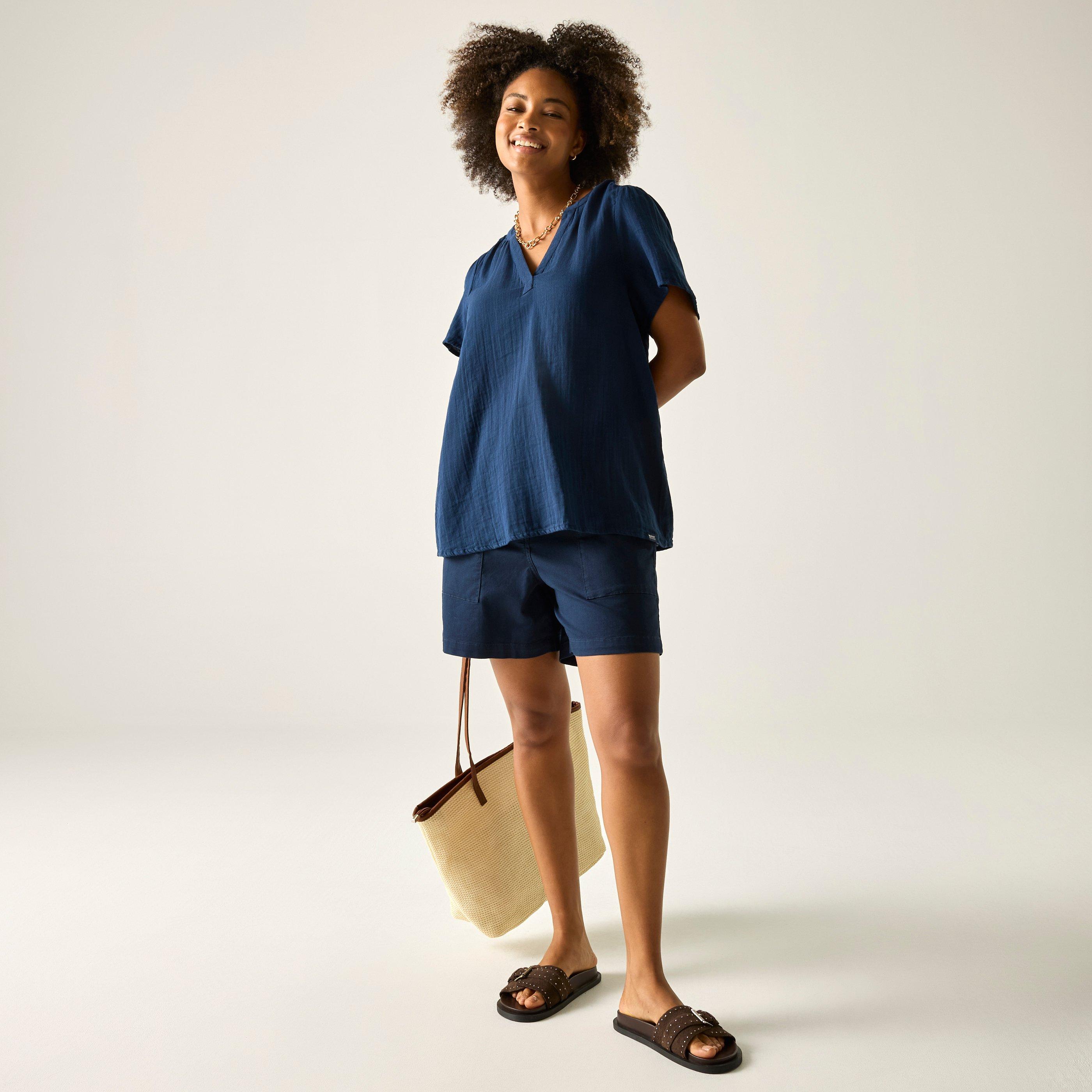 Navy - Regatta - Womens Selen Lightweight Shirt - 1