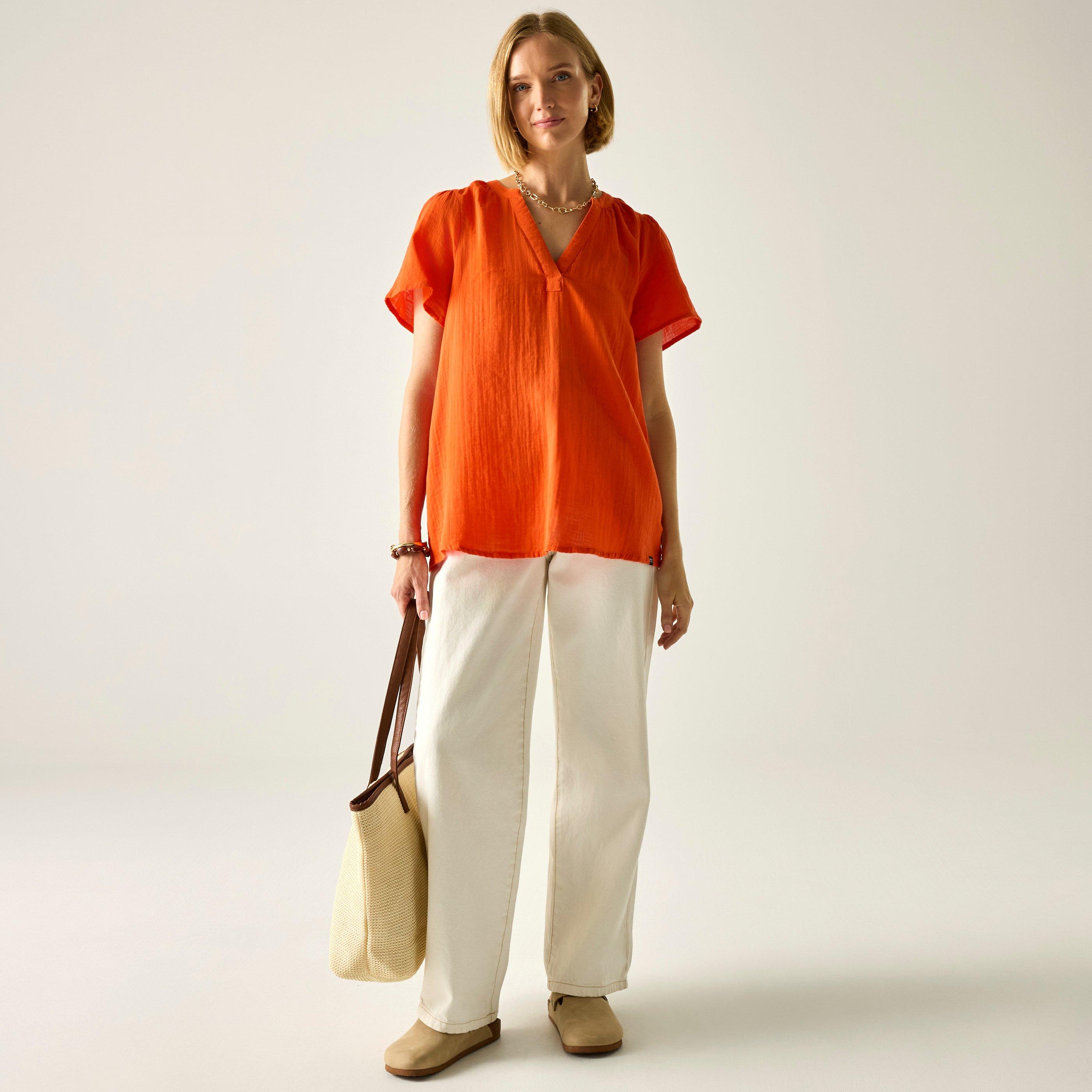 Regatta Women's Selen Lightweight Shirt - Tangerinetng - 14