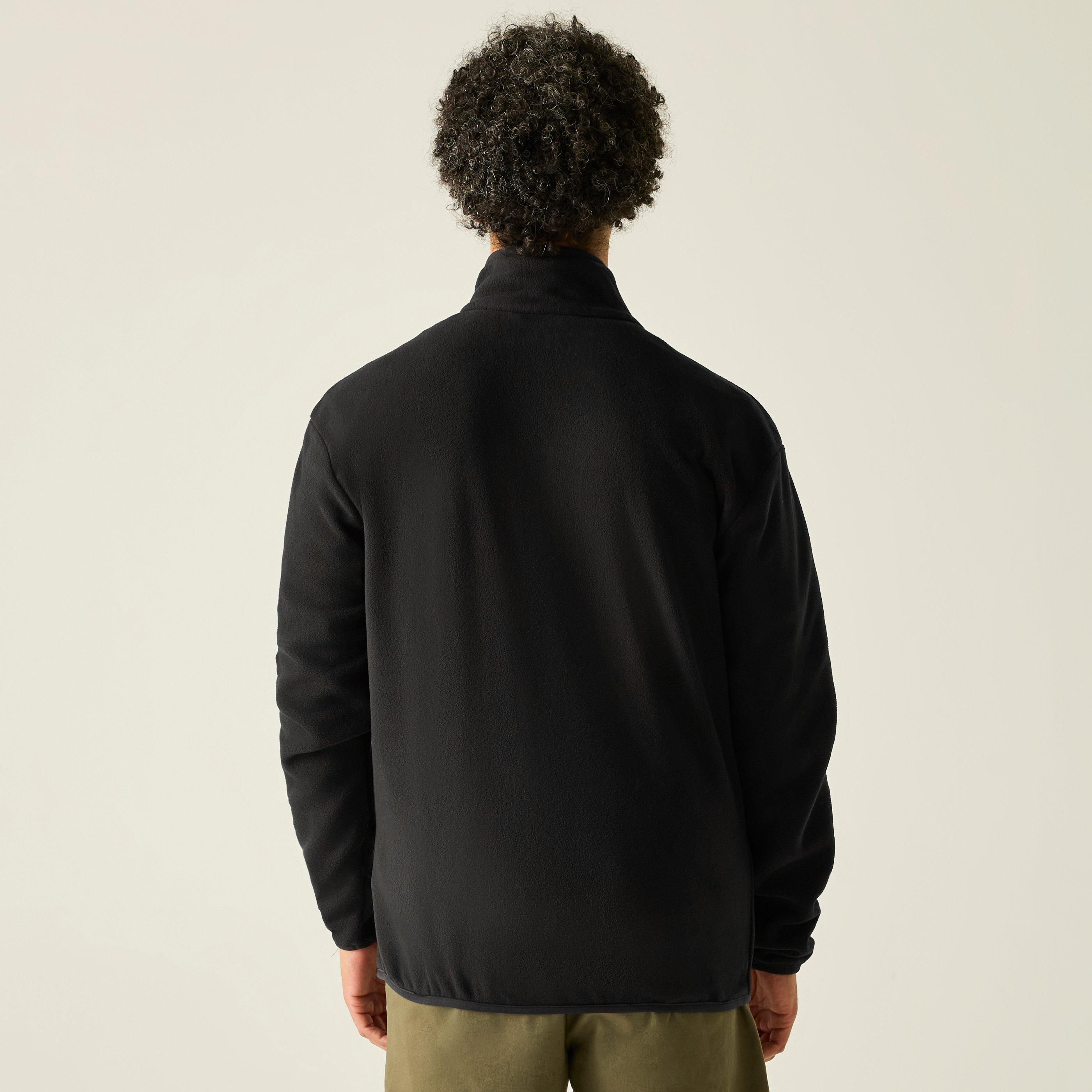 Black/Black - Regatta - Mens Frankie Full Zip Fleece - 2