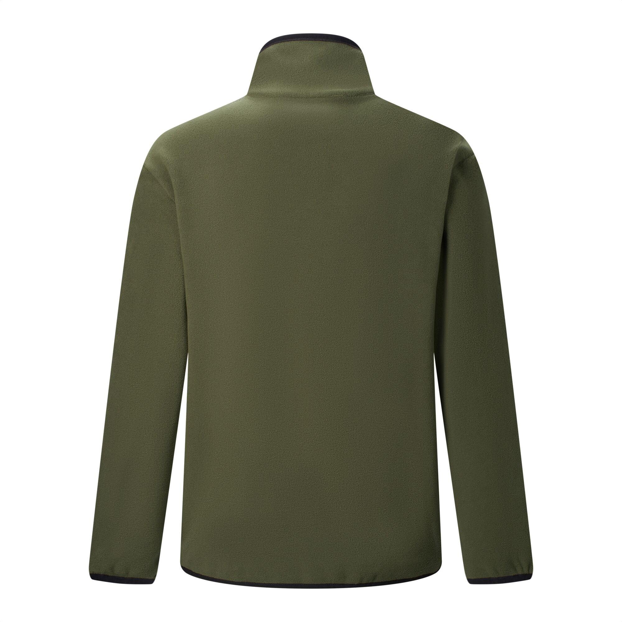 Dark Khaki/Blac - Regatta - Mens Frankie Full Zip Fleece - 3