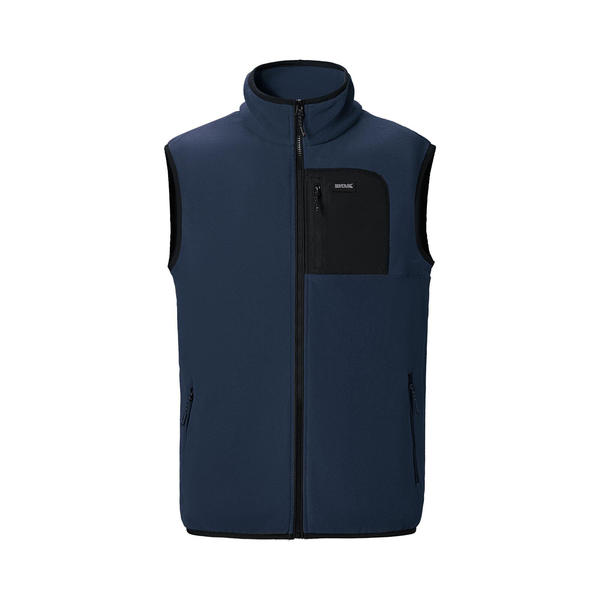 Navy/Black - Regatta - Mens Frankie Fleece Gilet - 7