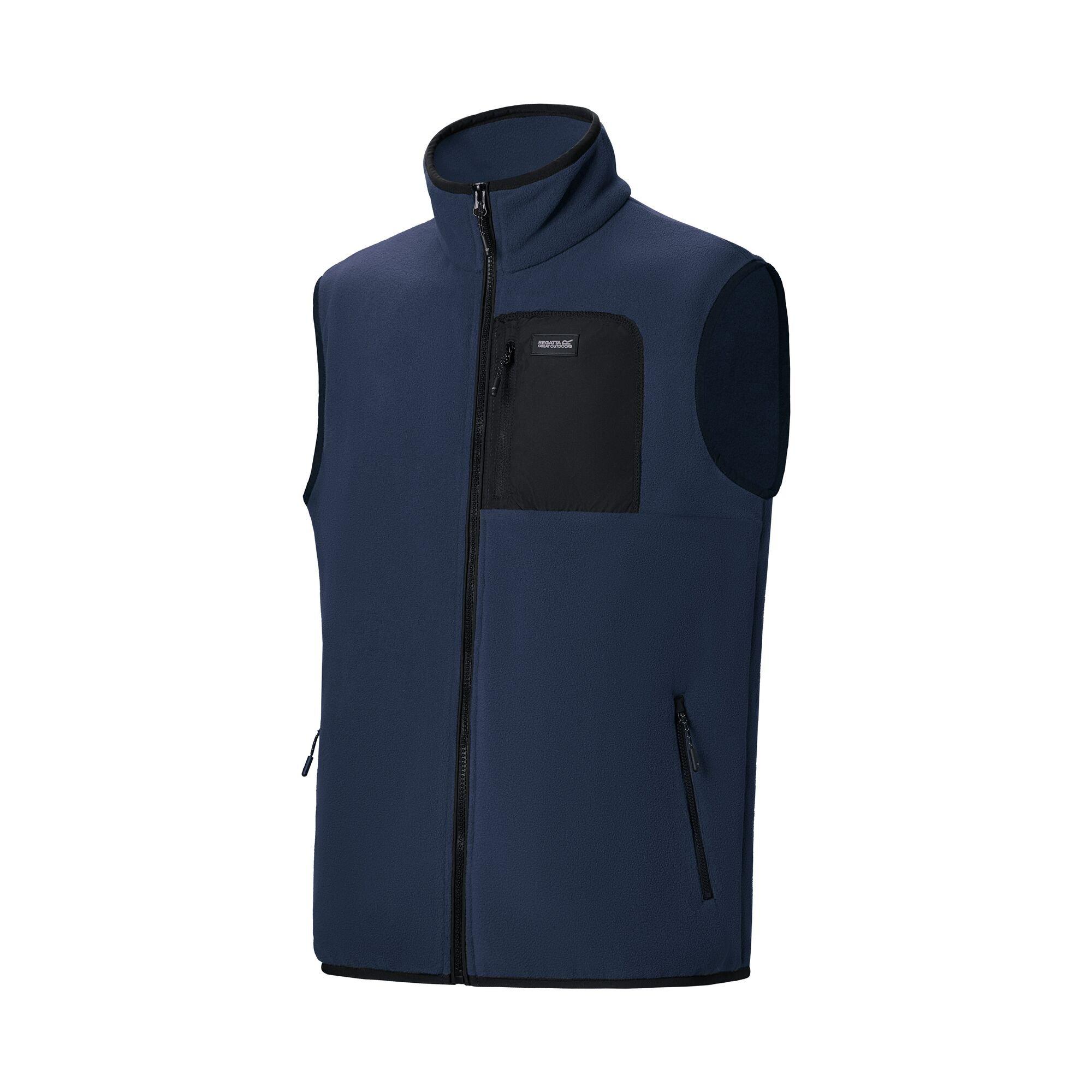 Navy/Black - Regatta - Mens Frankie Fleece Gilet - 8