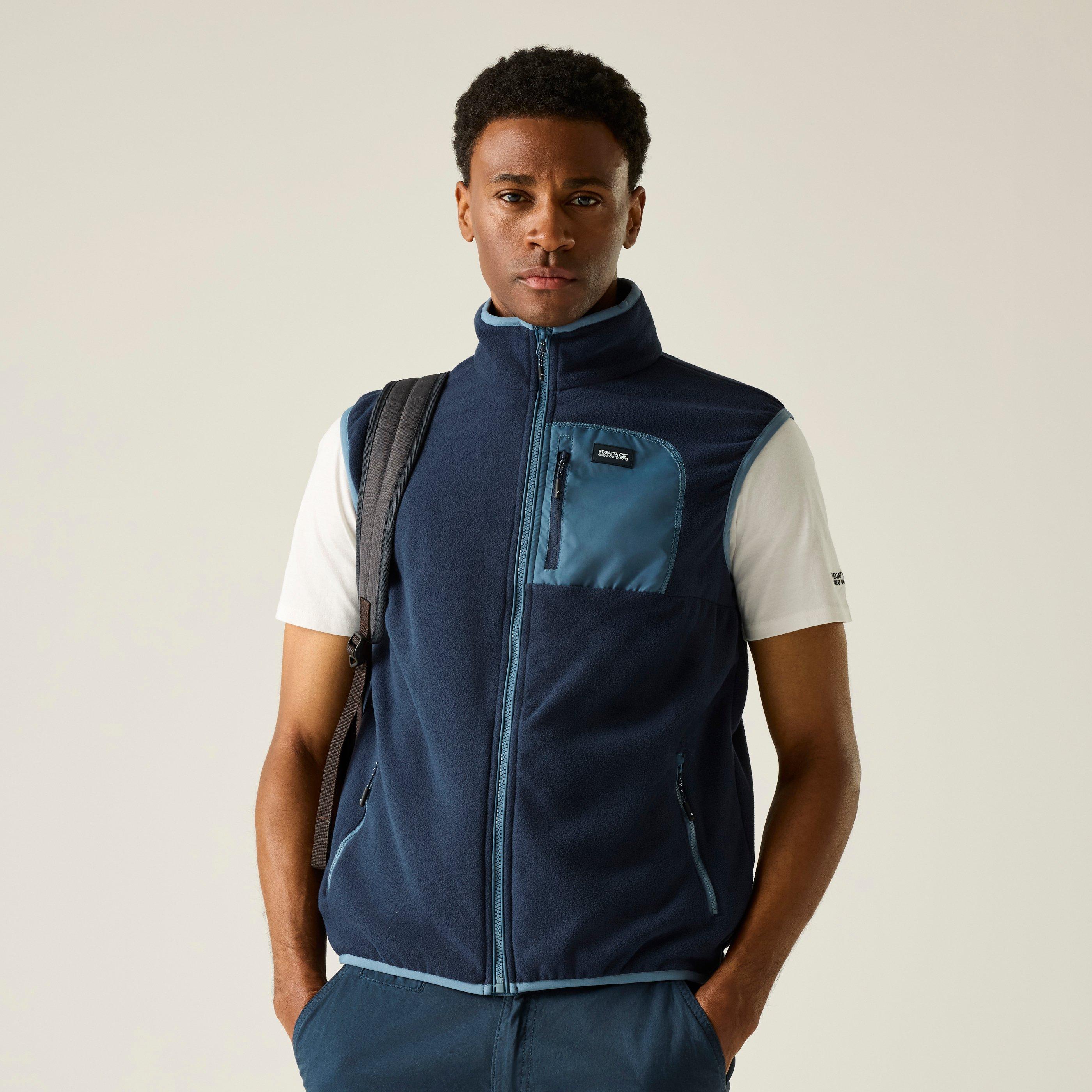 Regatta Men's Frankie Microfleece Gilet - Nvy/Chinabl - M