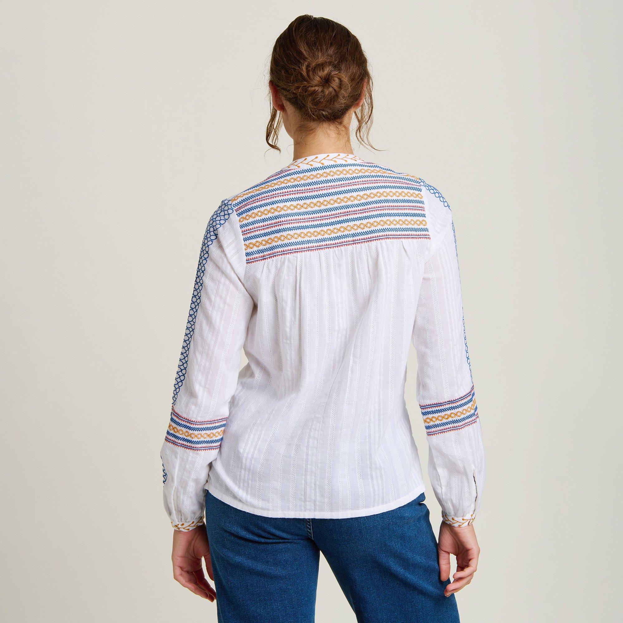 Cream - Brakeburn - Women's Cove Long-Sleeve Blouse - 2