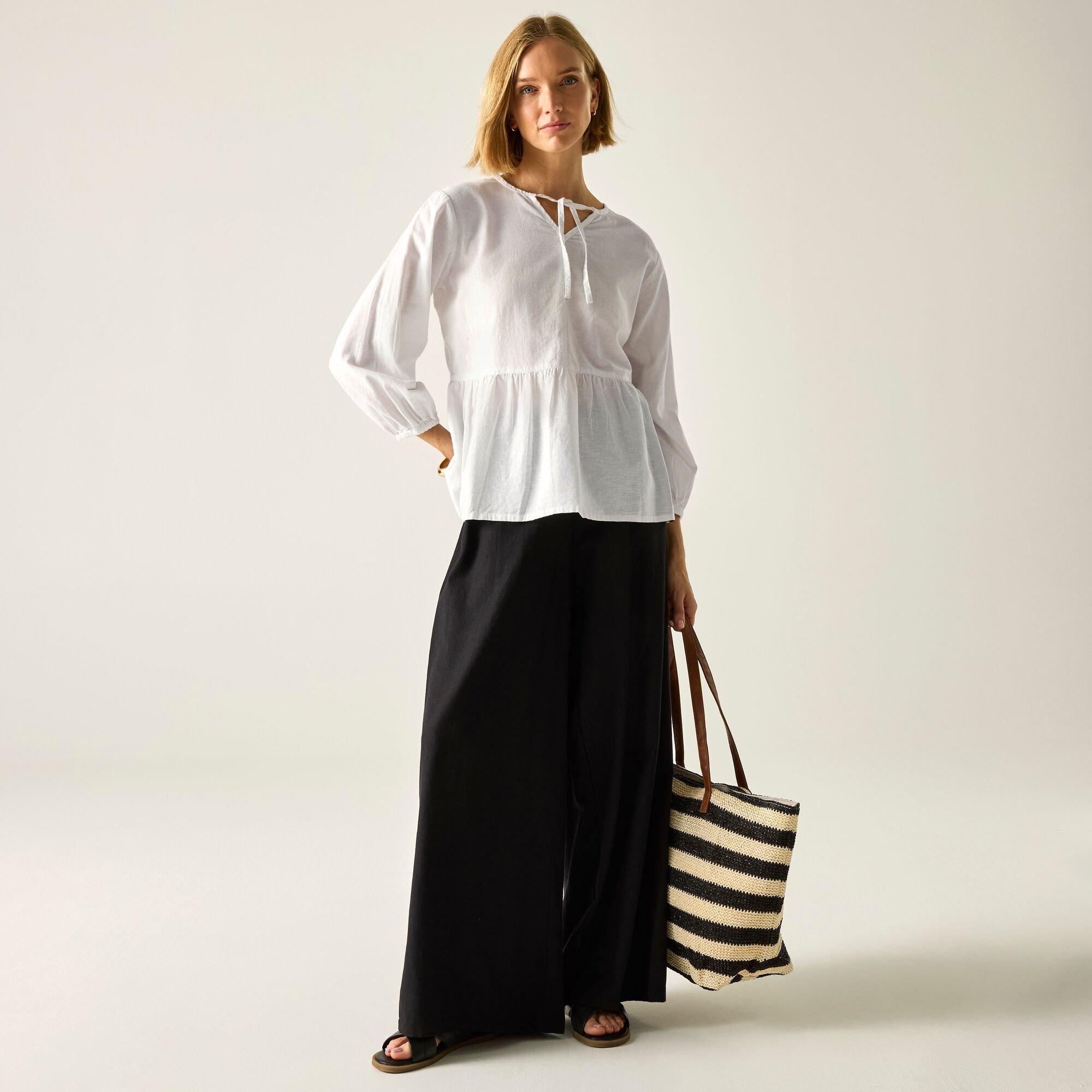White - Regatta - Womens Primden Breathable Shirt - 4