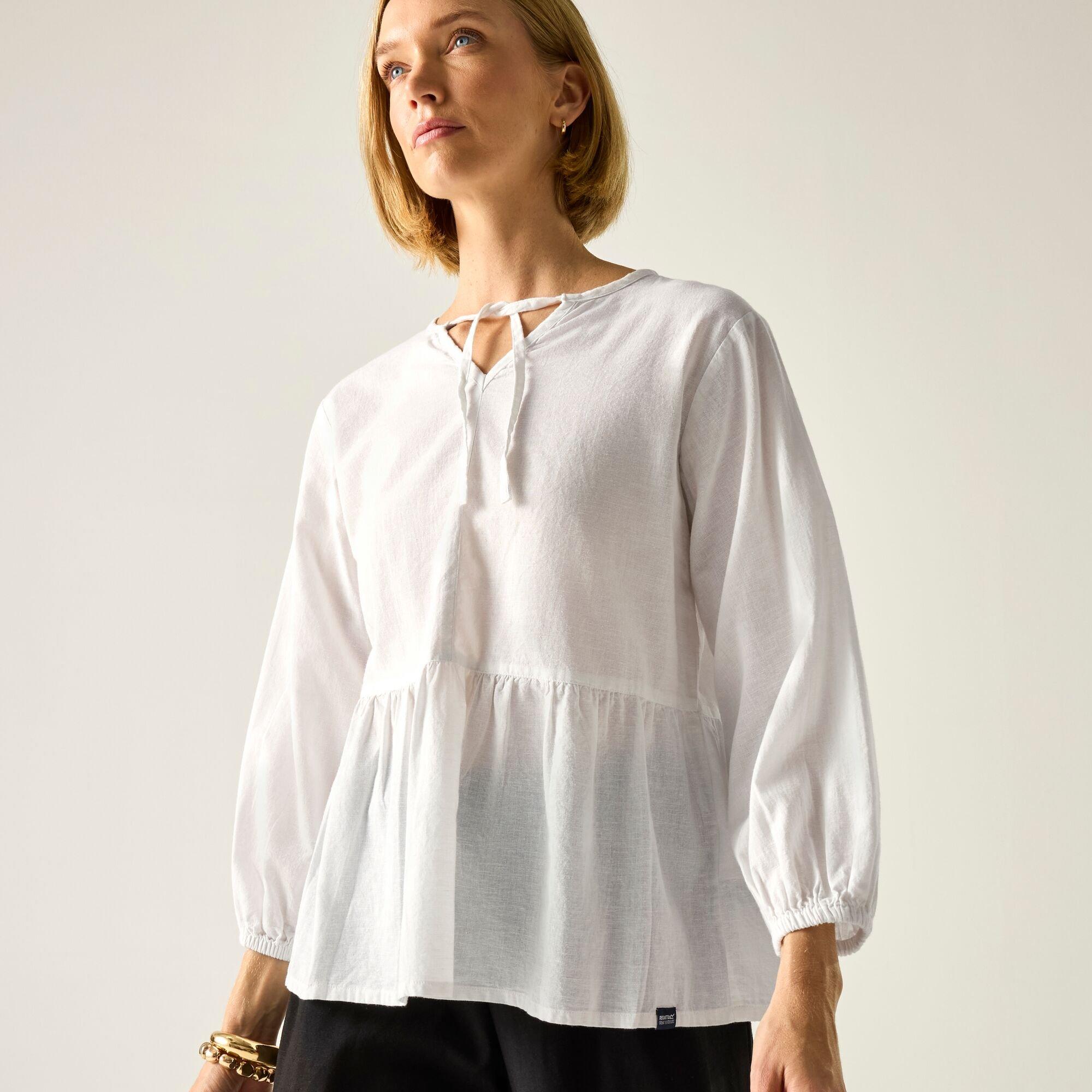 White - Regatta - Womens Primden Breathable Shirt - 5