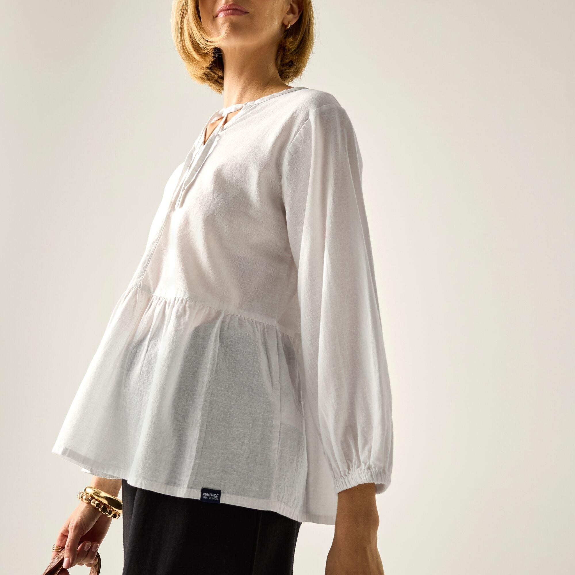 White - Regatta - Womens Primden Breathable Shirt - 6