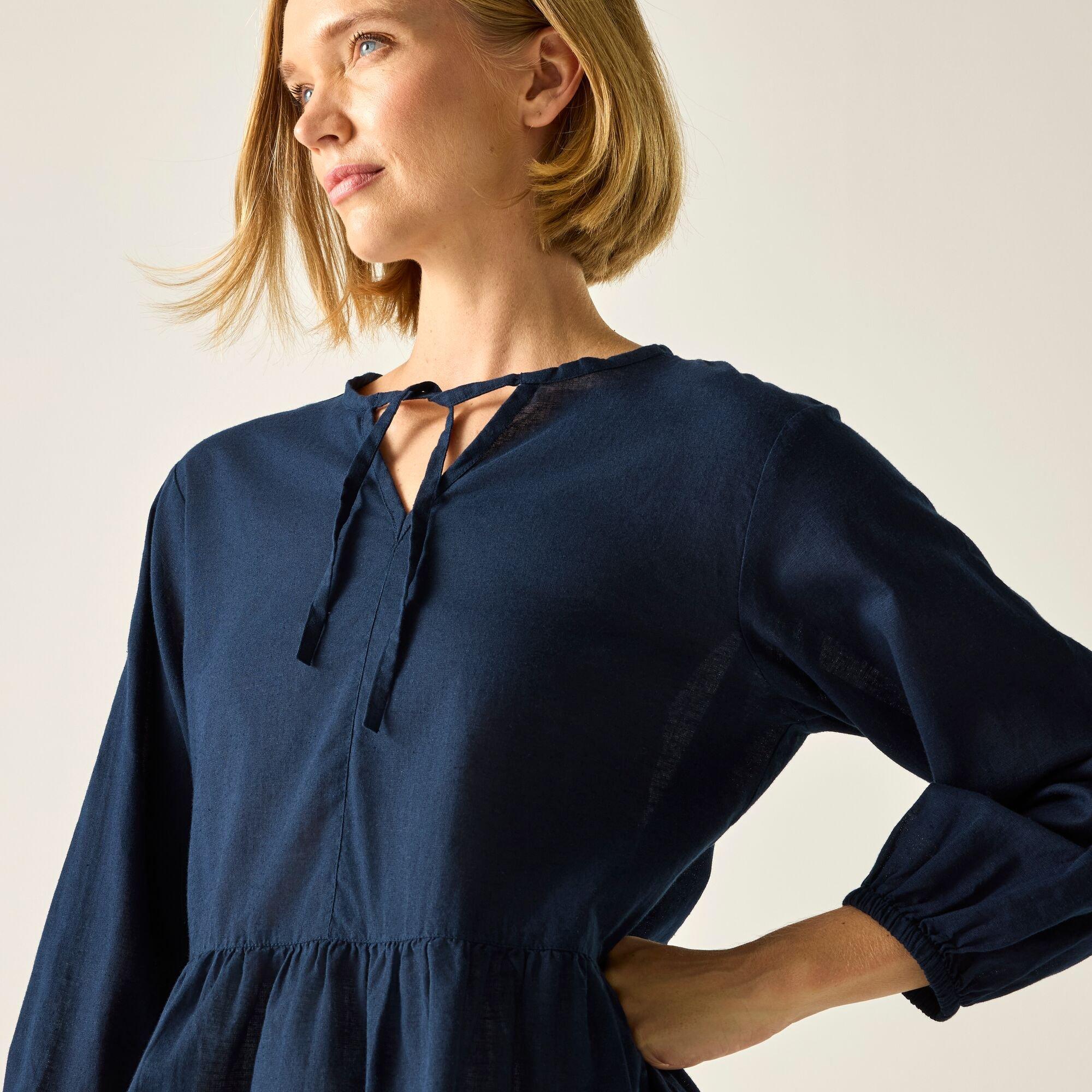 Navy - Regatta - Womens Primden Breathable Shirt - 6
