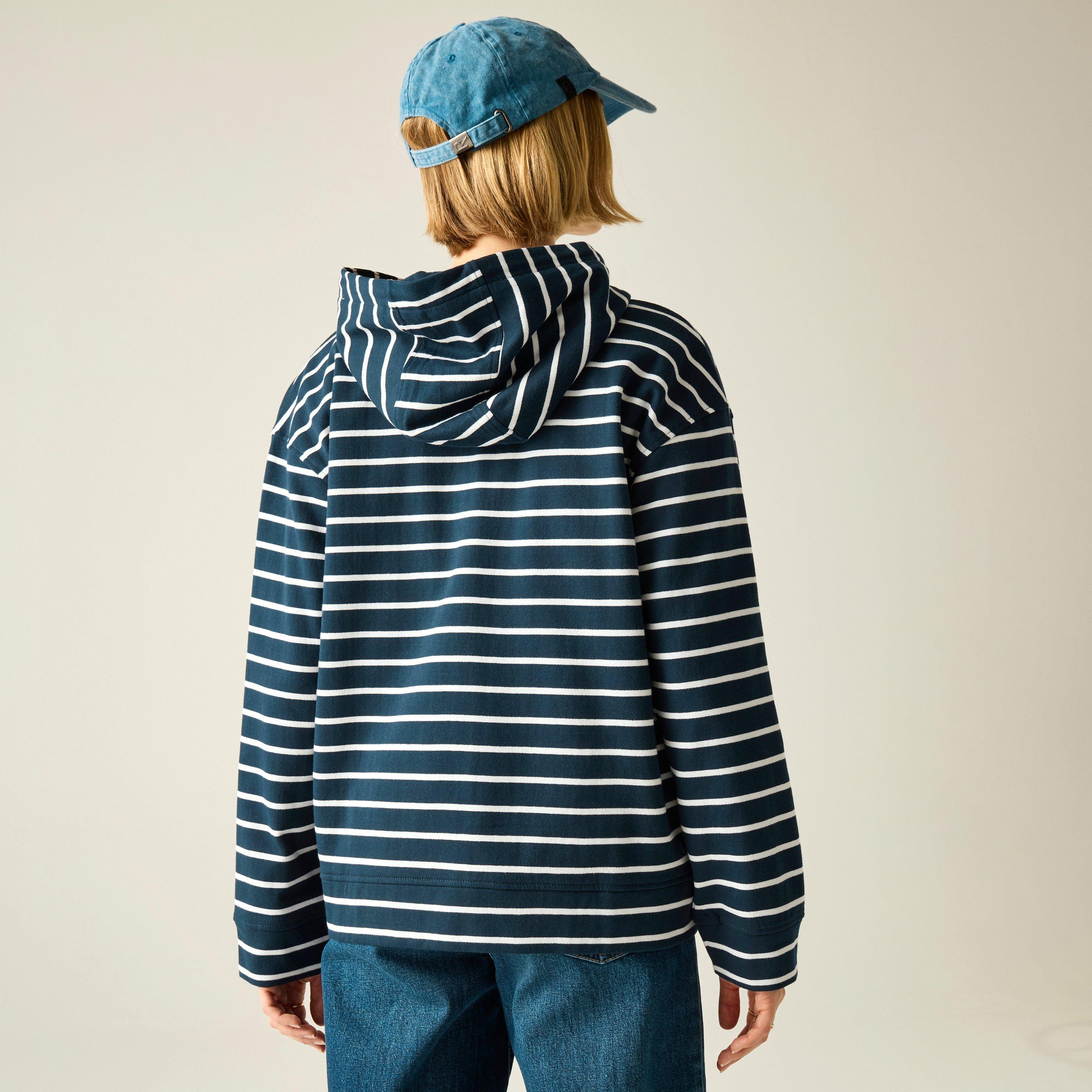 Nvy/Whtstrip - Regatta - Womens Bayletta Hoody Soft Hoodie - 2