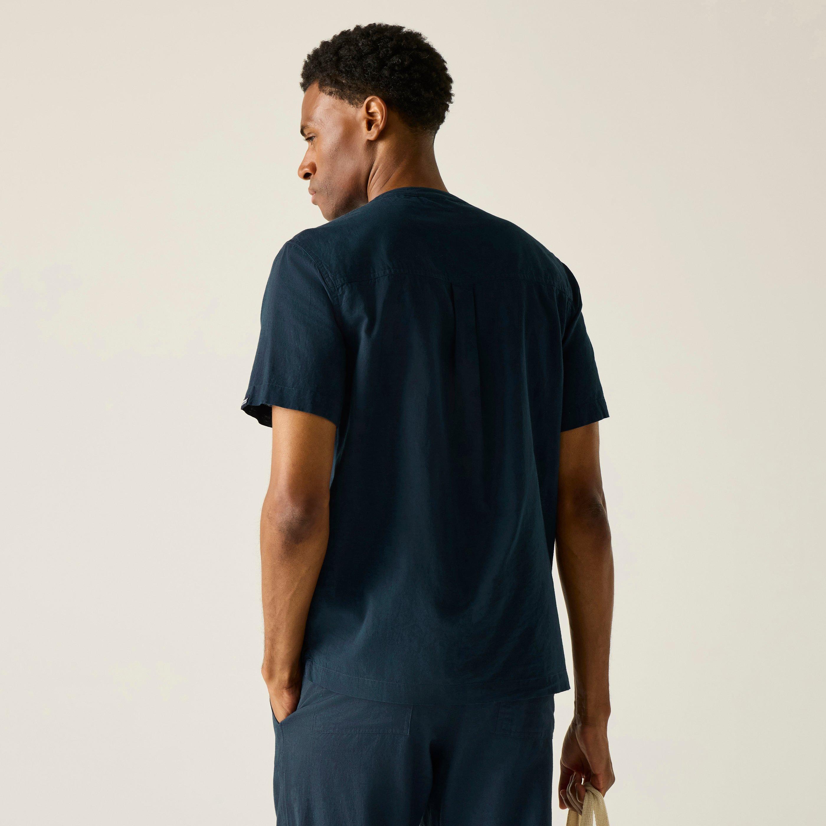 Moonlt Denim - Regatta - Mens Lovrey Soft Linen Shirt - 2