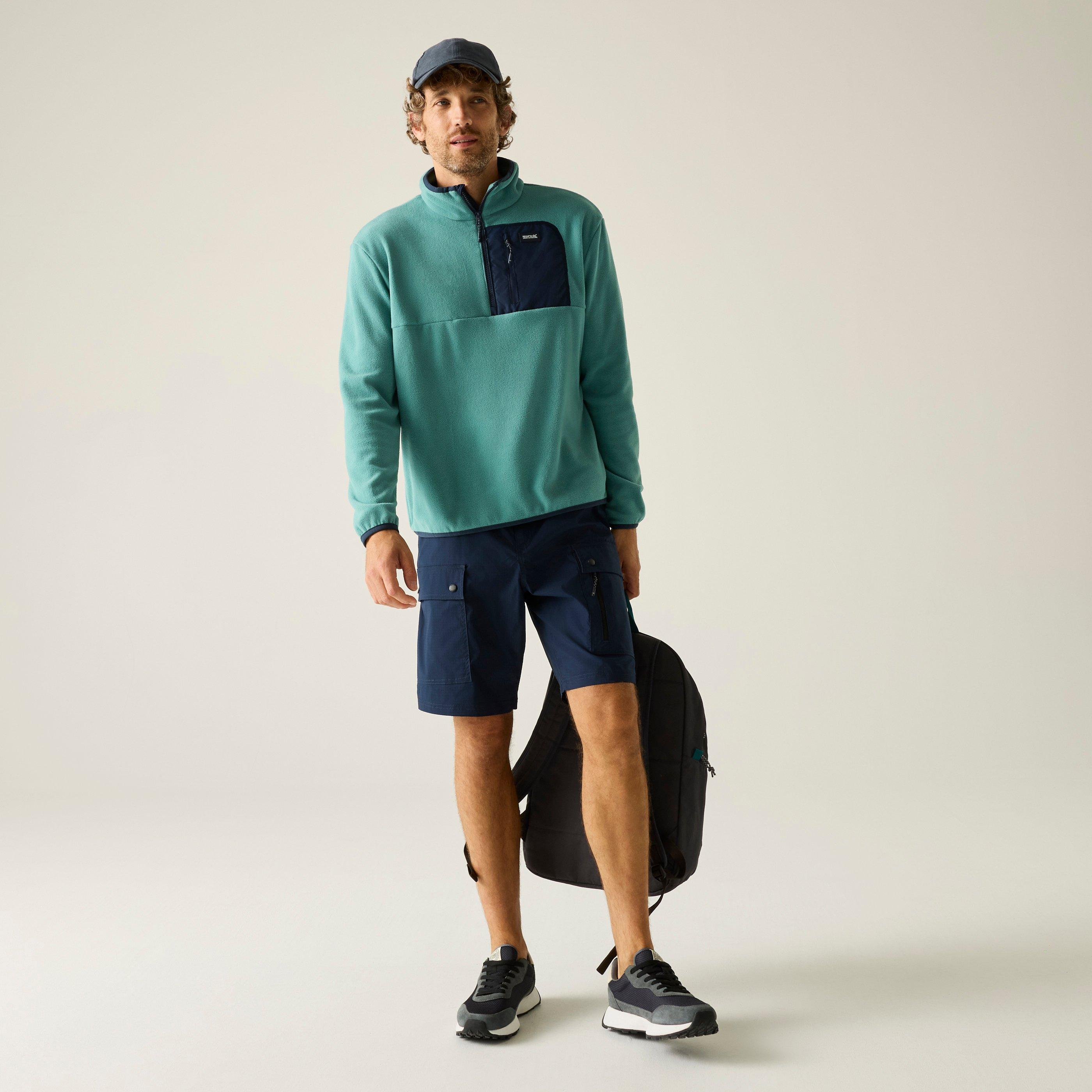 Arctic/Navy - Regatta - Mens Frankie Half Zip Fleece - 3