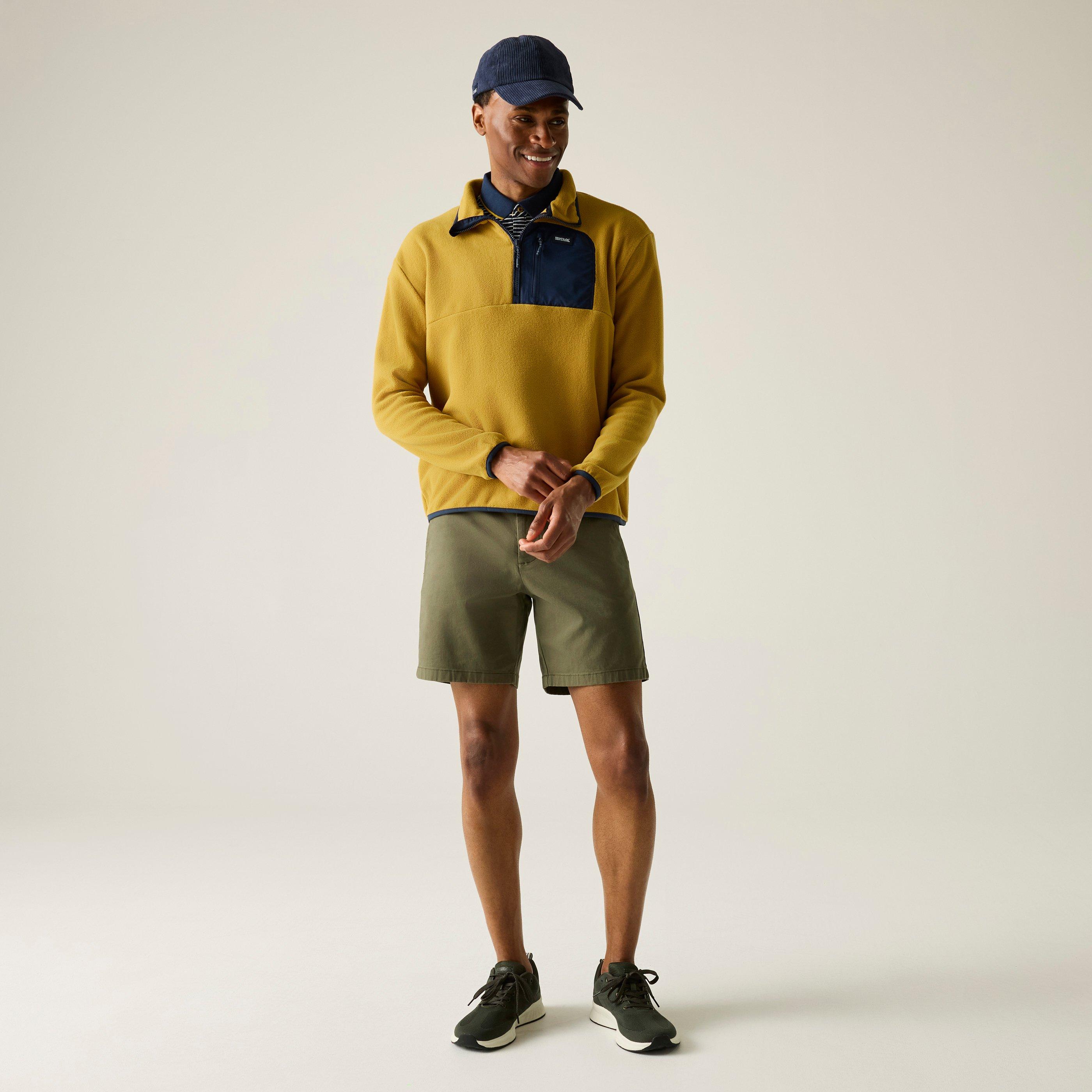 Wdbrwn/Nvy - Regatta - Mens Frankie Half Zip Fleece - 3